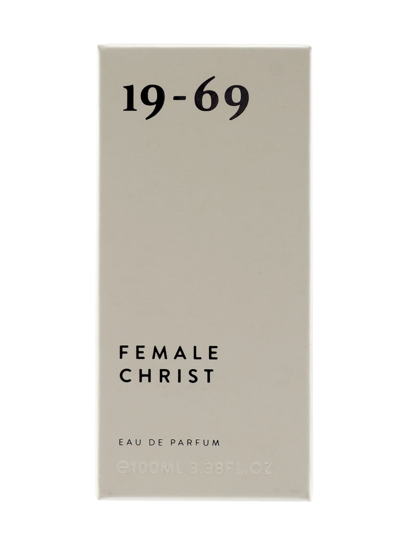 19-69 Female Christ Perfume — EdP 100ml packaging front view