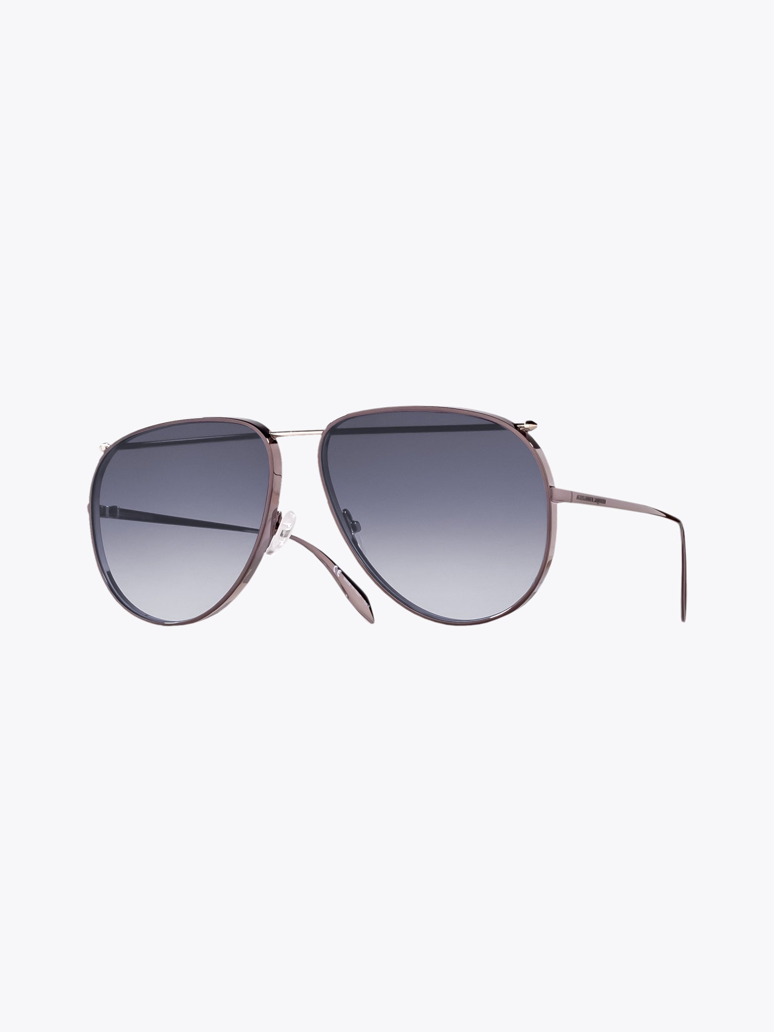 ALEXANDER McQUEEN Ruthen Piercing Aviator Sunglasses - APODEP.com