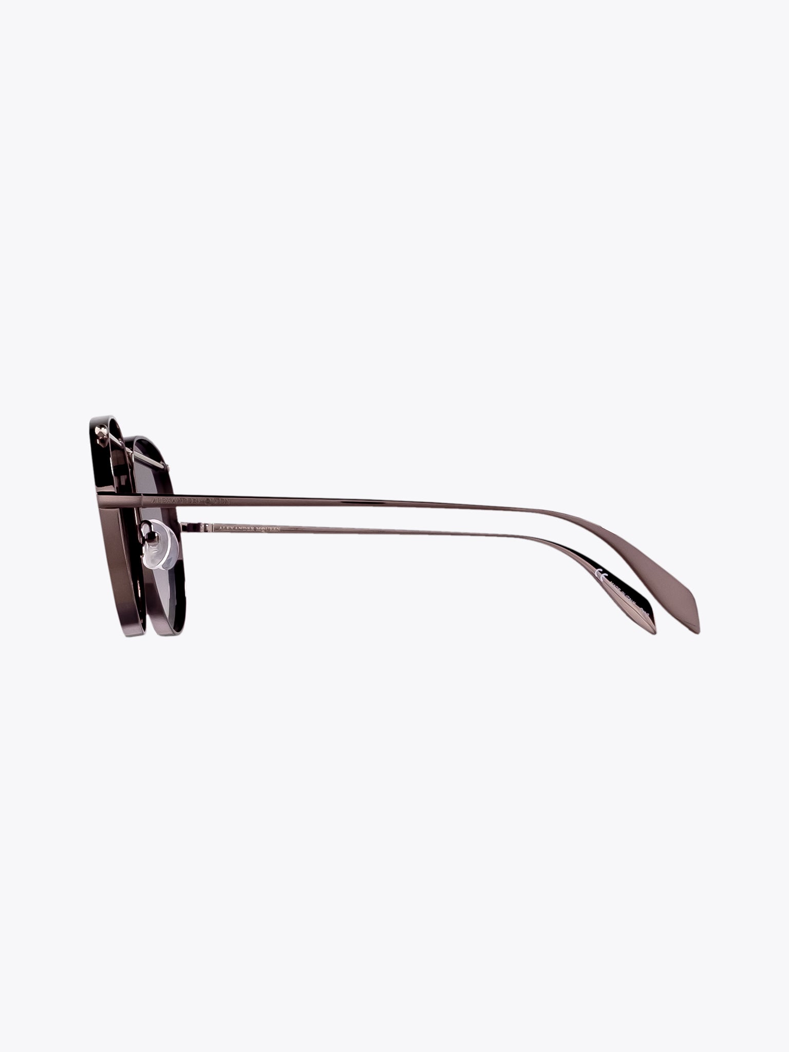 ALEXANDER McQUEEN Ruthen Piercing Aviator Sunglasses - APODEP.com