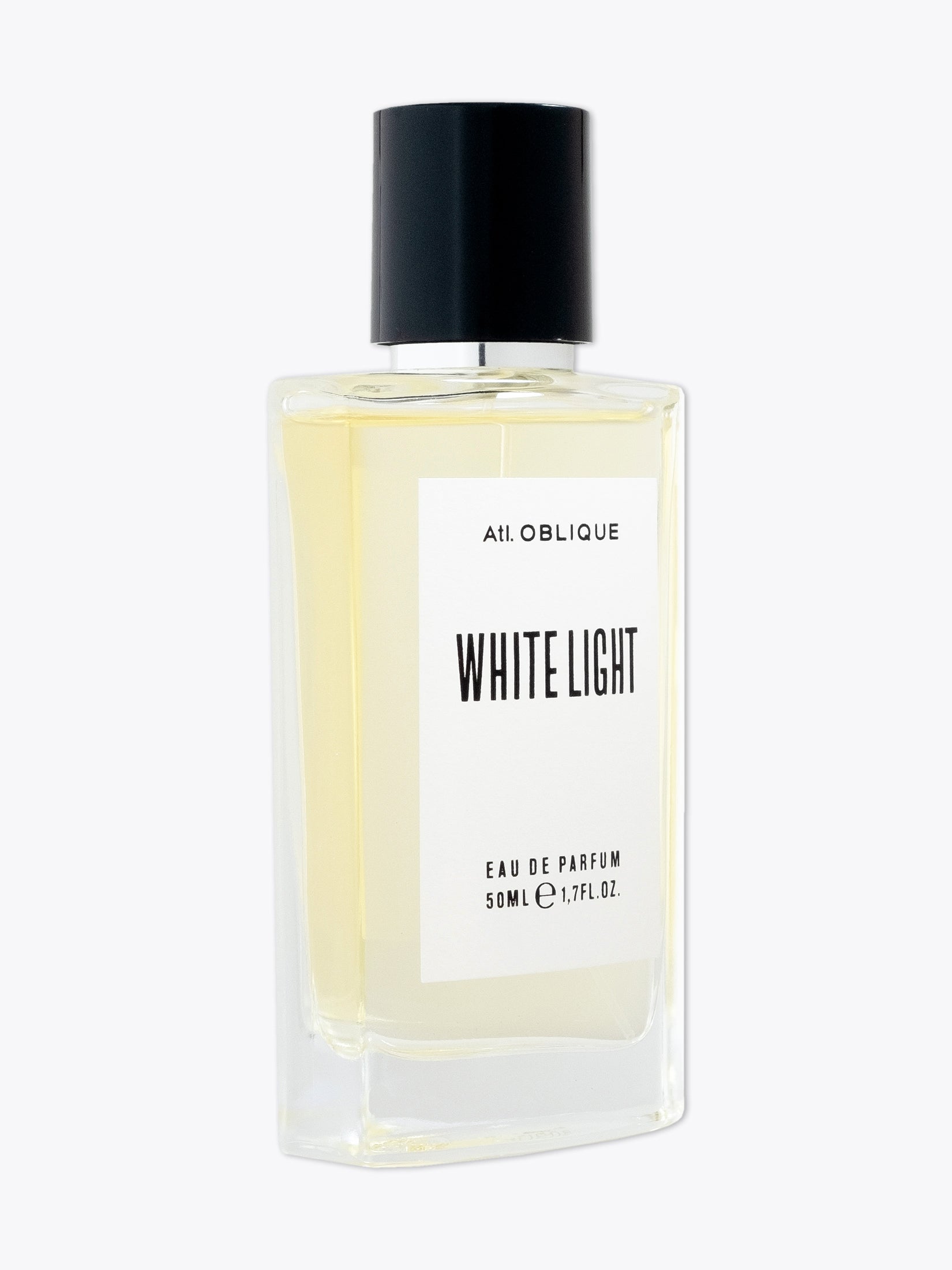 ATL. OBLIQUE — White Light — Eau de Parfum 50ml Bottle Three-quarter View