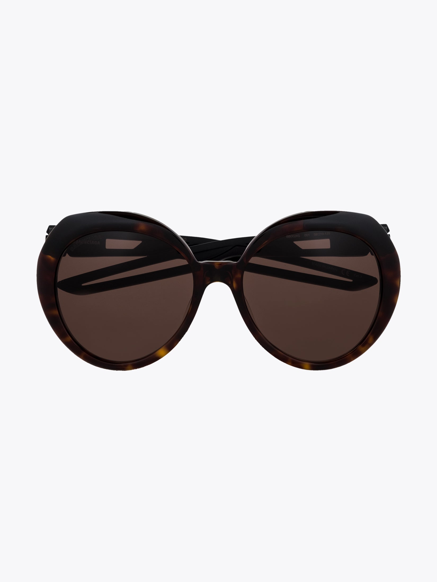 BALENCIAGA EYEWEAR Hybrid Havana Butterfly Sunglasses - APODEP.com