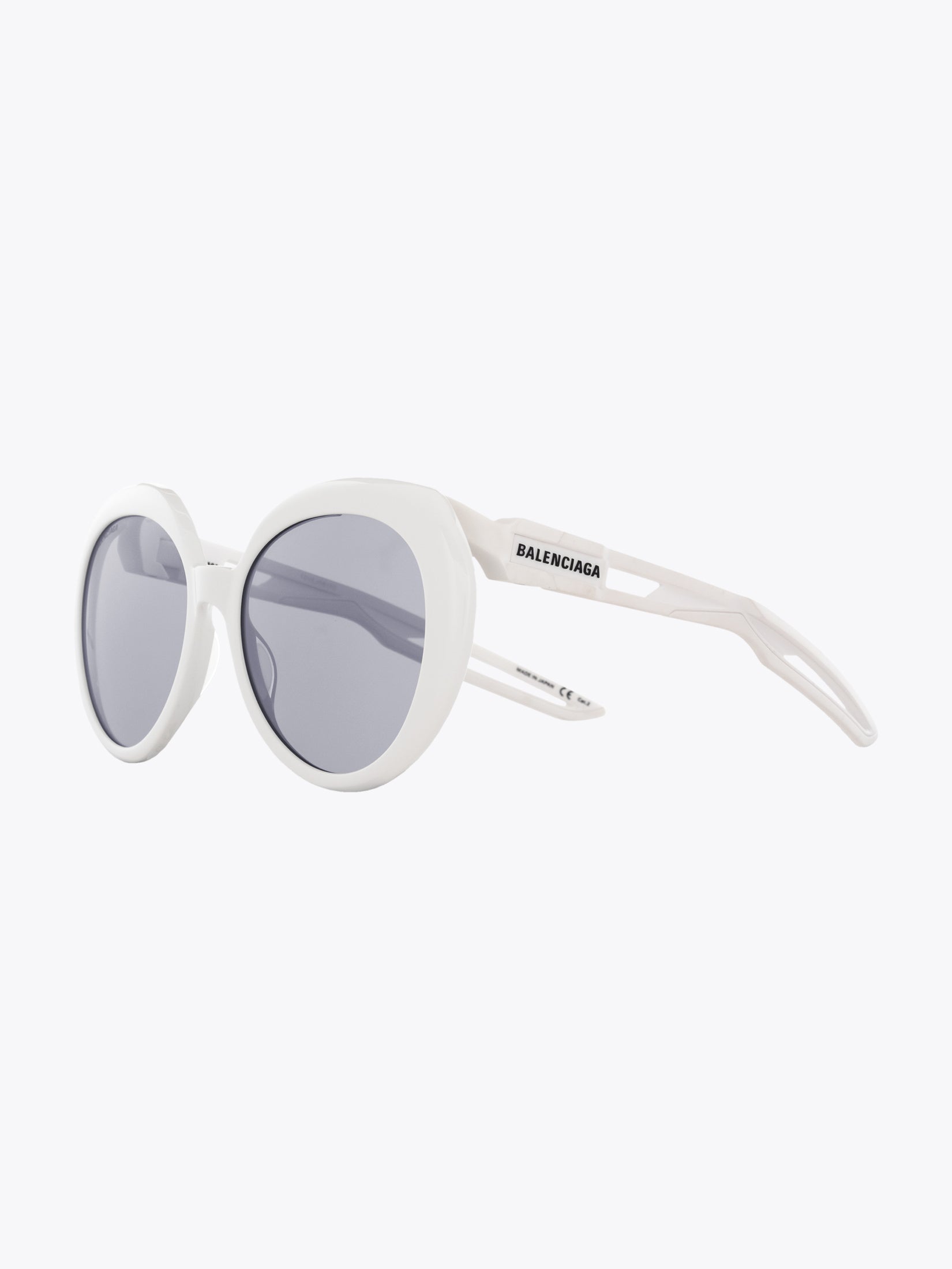 BALENCIAGA EYEWEAR Hybrid White Butterfly Sunglasses - APODEP.com