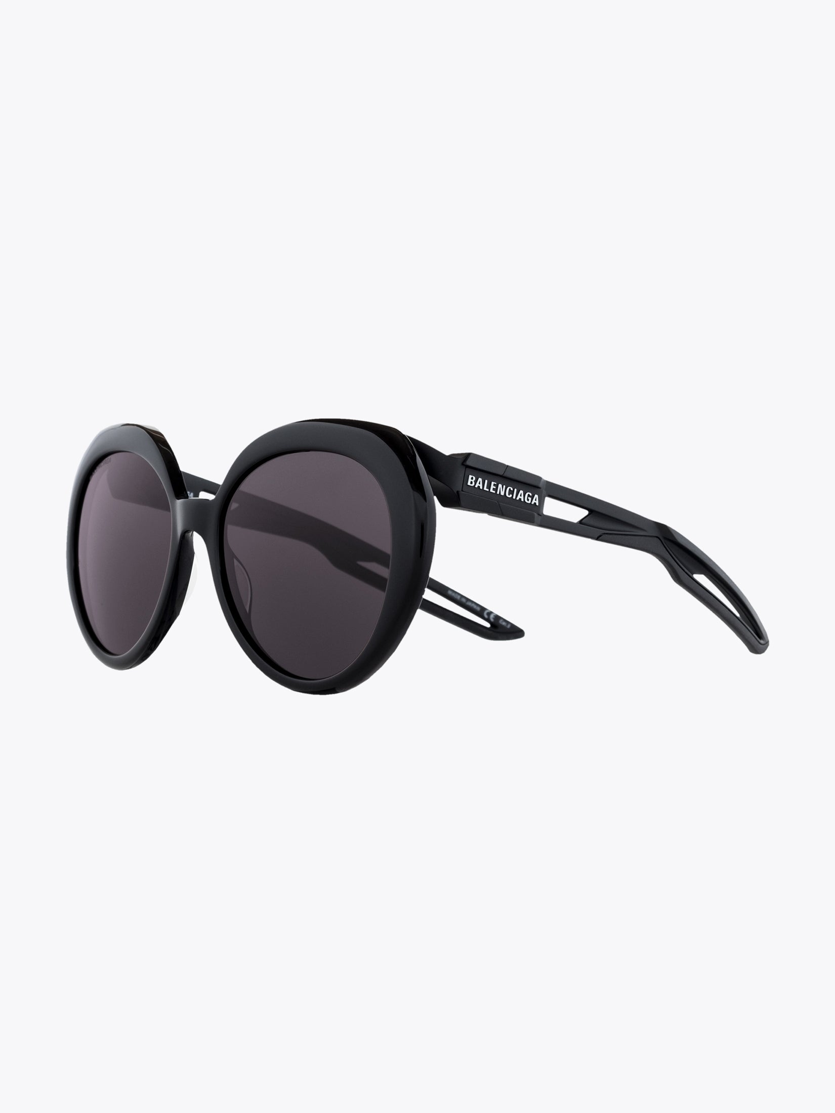 BALENCIAGA EYEWEAR Hybrid Black Butterfly Sunglasses - APODEP.com