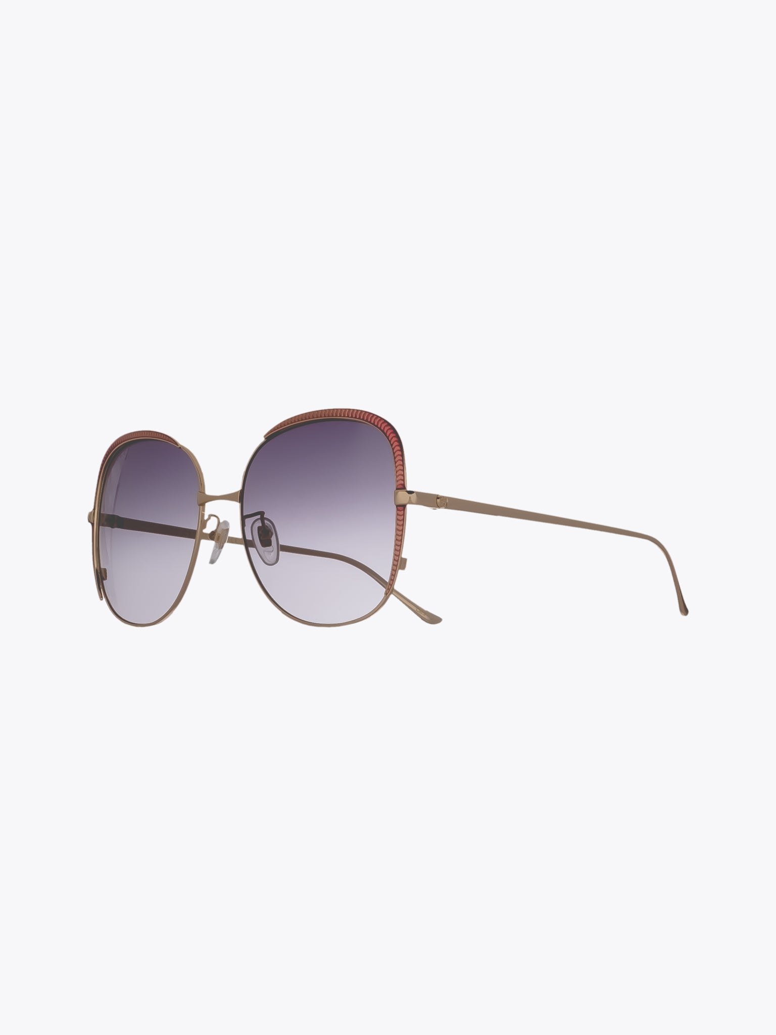 GUCCI EYEWEAR GG0400S Sunglasses Pink Gold