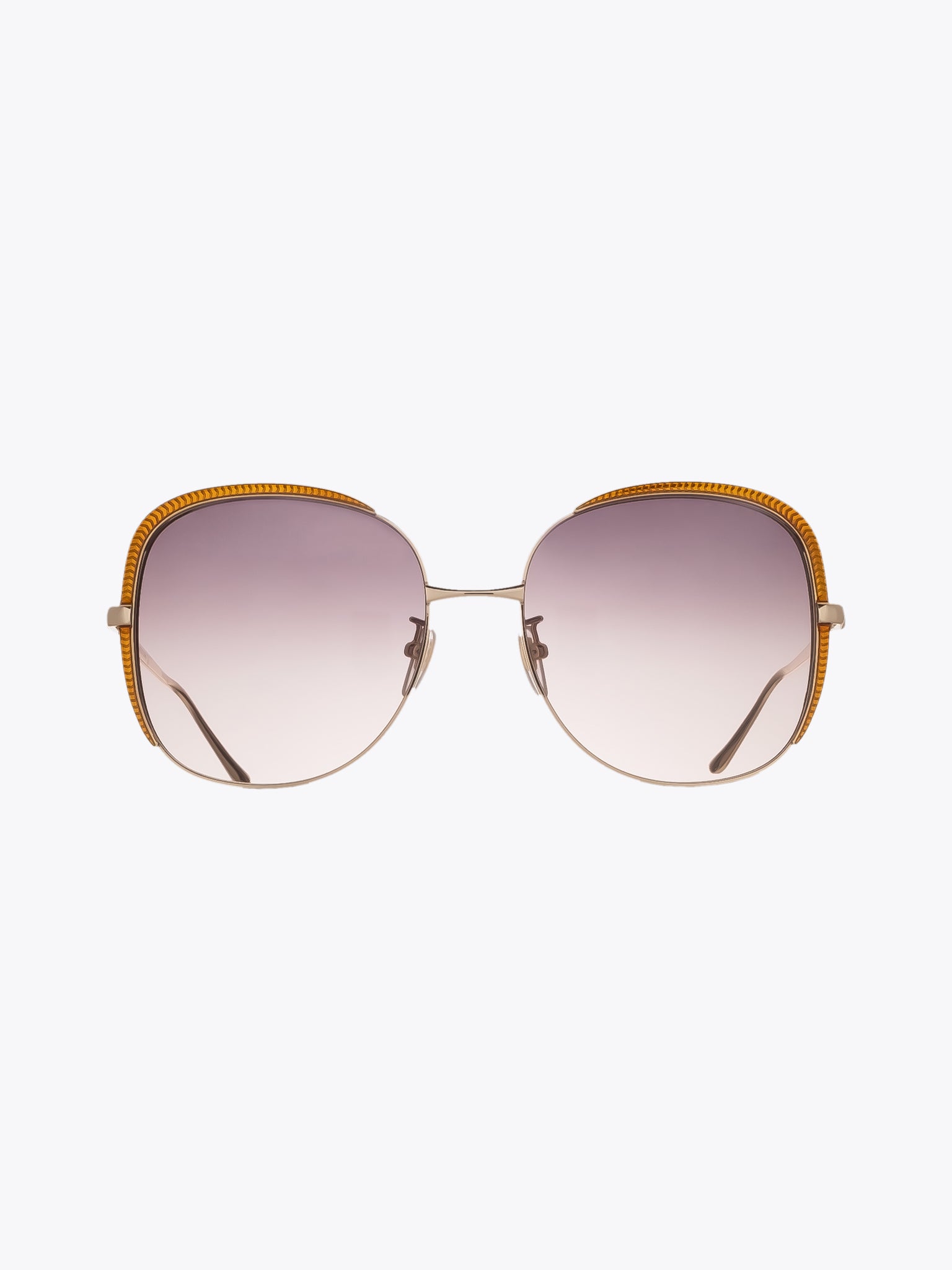 GUCCI EYEWEAR GG0400S Yellow/Gold Square Sunglasses - APODEP.com