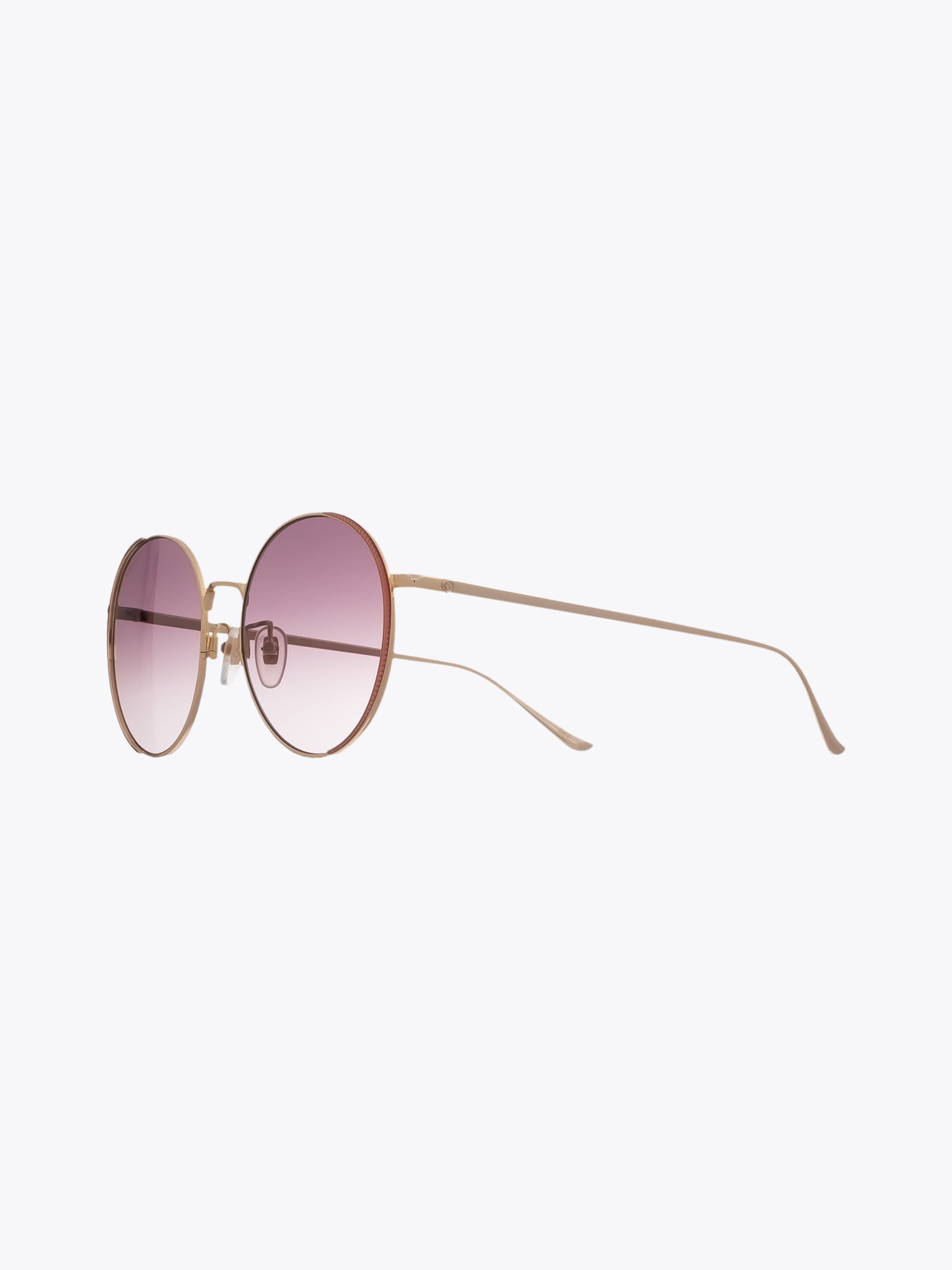 GUCCI EYEWEAR GG0401SK Pink/Gold Round Sunglasses - APODEP.com