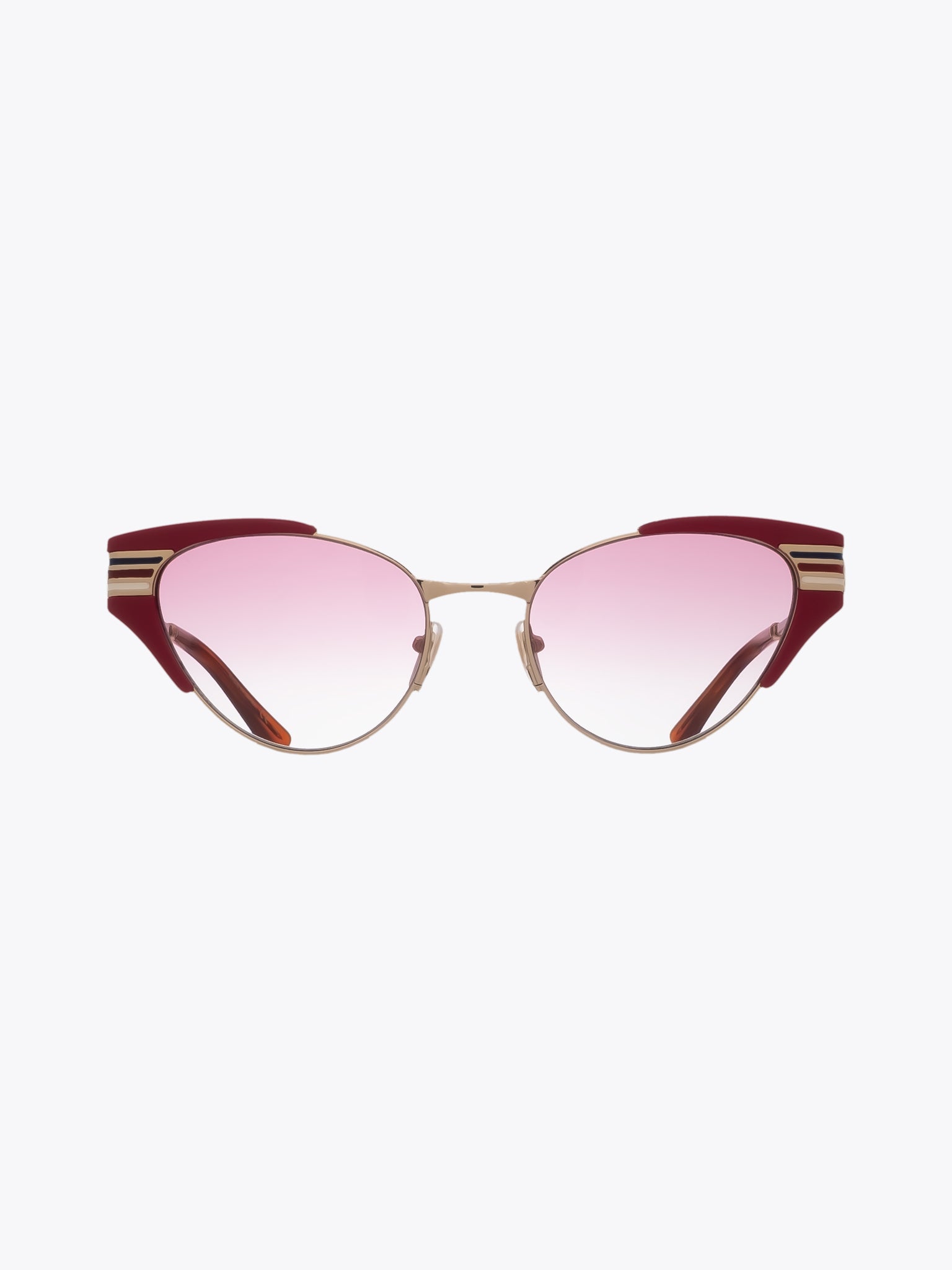 GUCCI EYEWEAR GG0522S Red/Gold Cat-Eye Sunglasses - APODEP.com