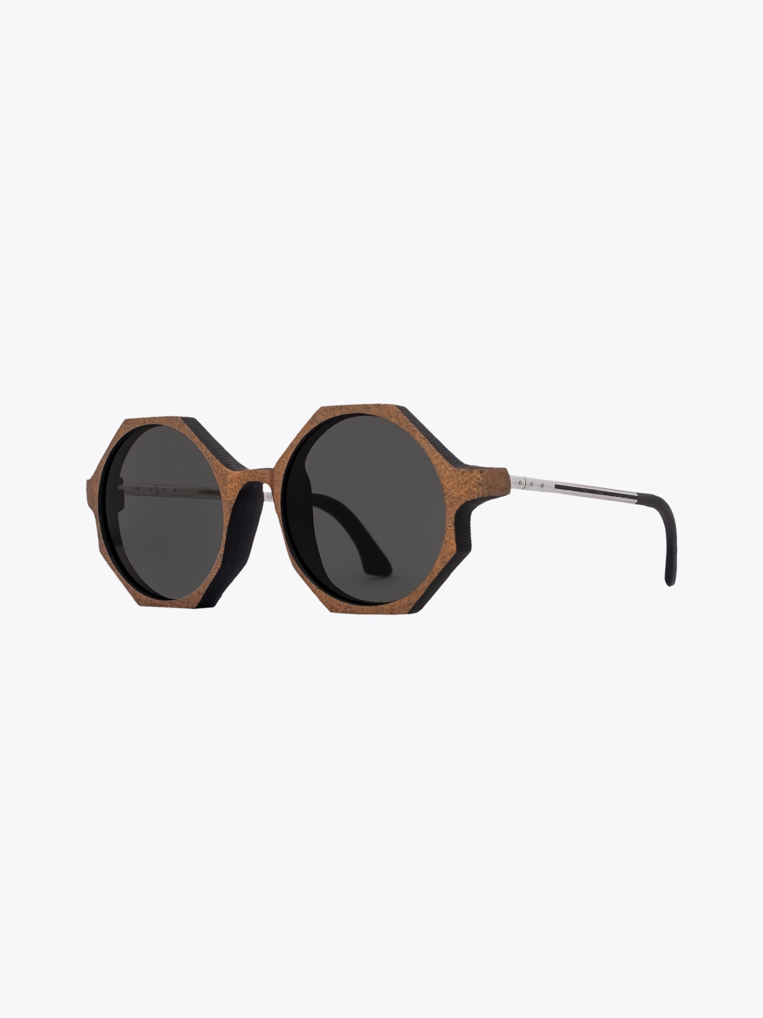 Impuri Octa Bronze Sunglasses (IE-0224) — Three-quarter View