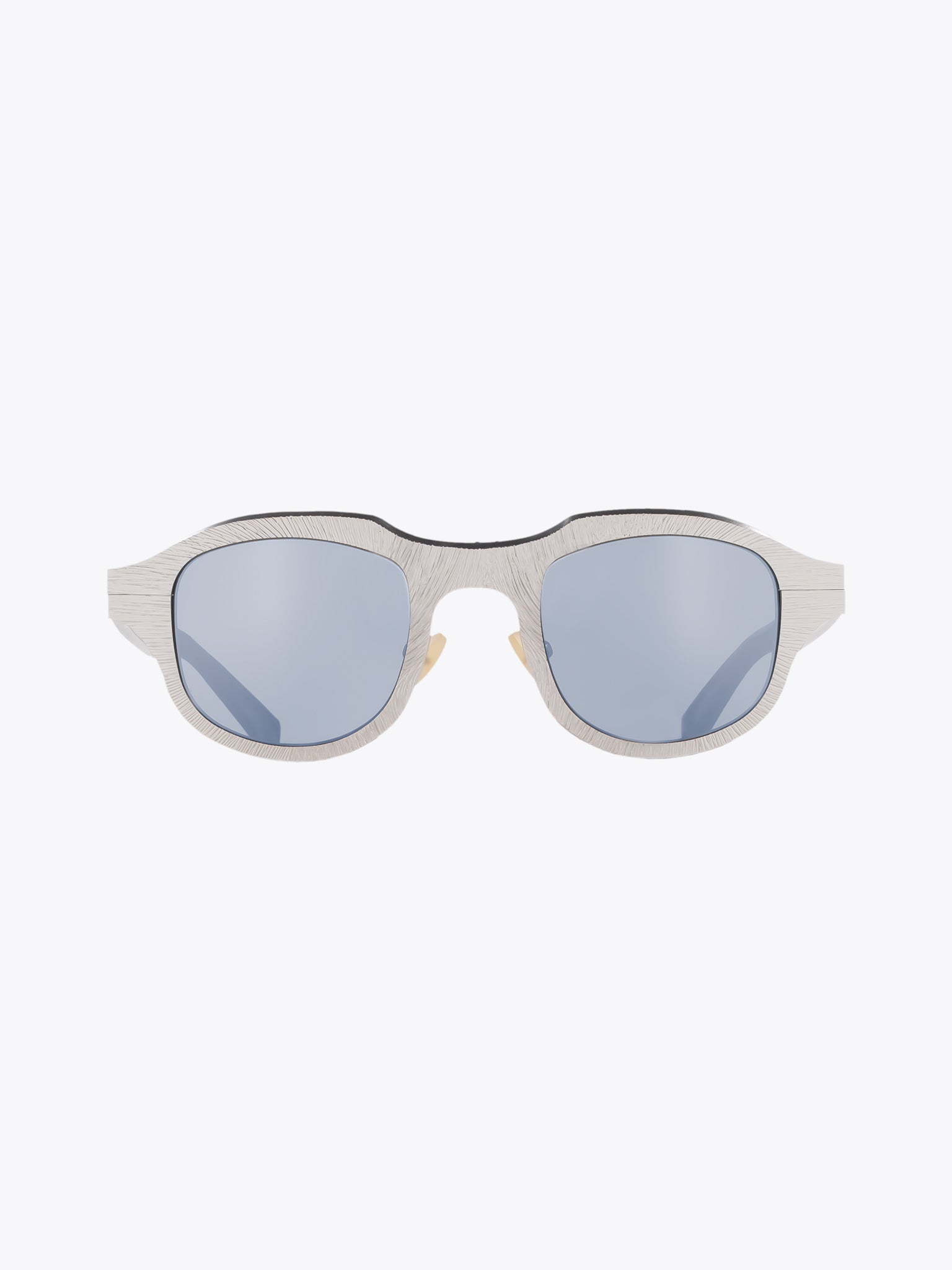 Rigards Metalloid Chrome Sanjuro Sunglasses (RG0062AL)—Front View