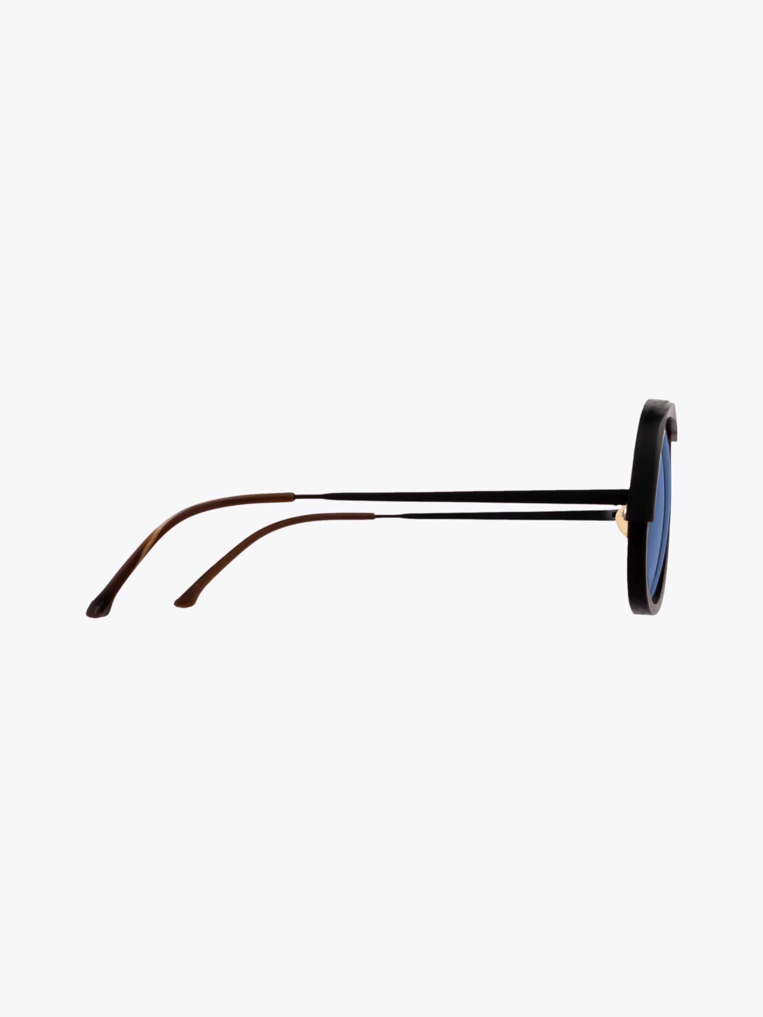 Rigards Genuine Horn Black/White Sunglasses (RG0099)—Side View