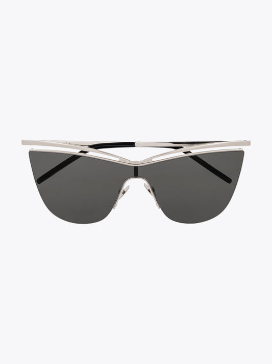 SAINT LAURENT SL 249 New Wave Silver Sunglasses - APODEP.com