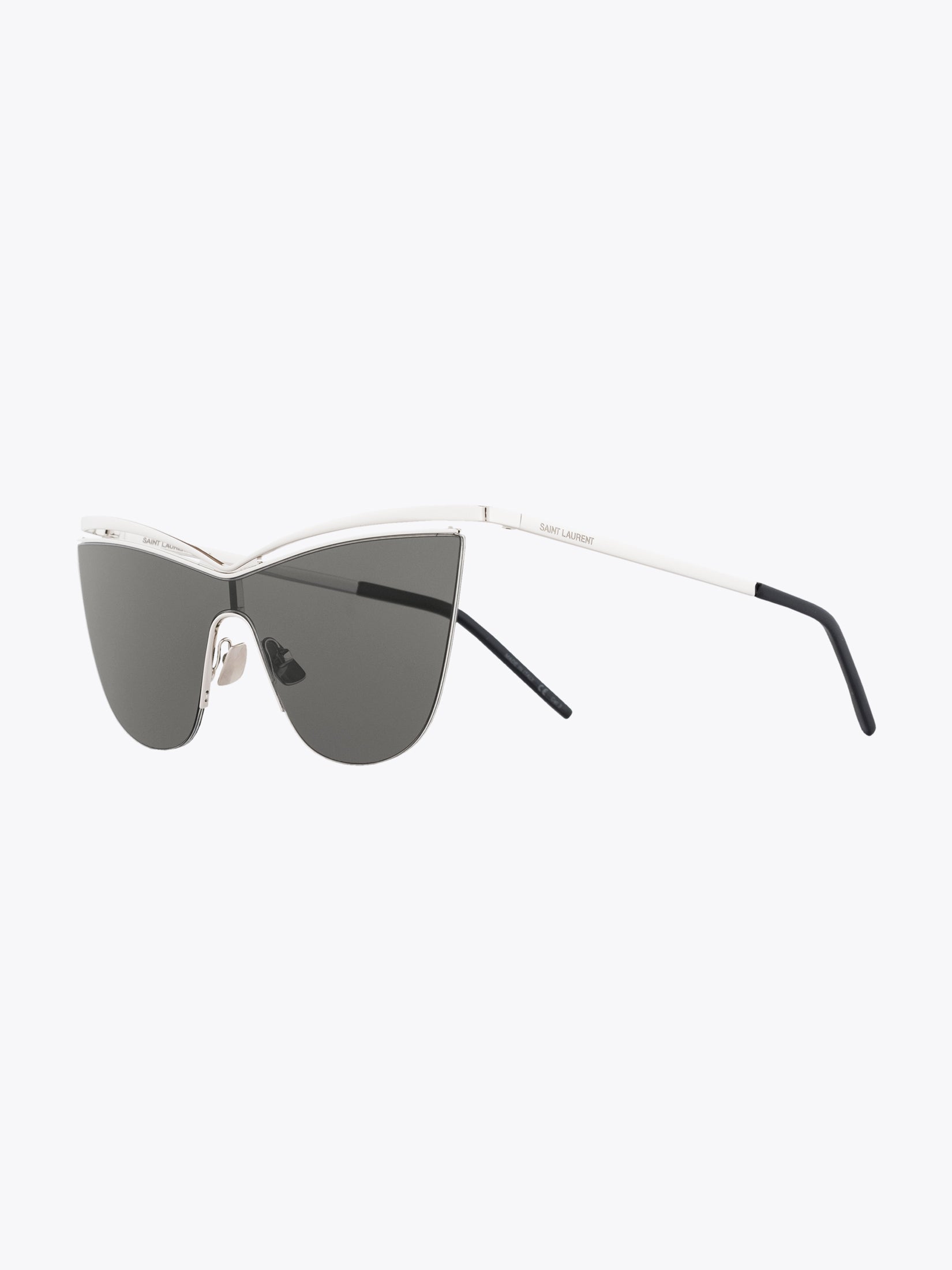 SAINT LAURENT SL 249 New Wave Silver Sunglasses - APODEP.com