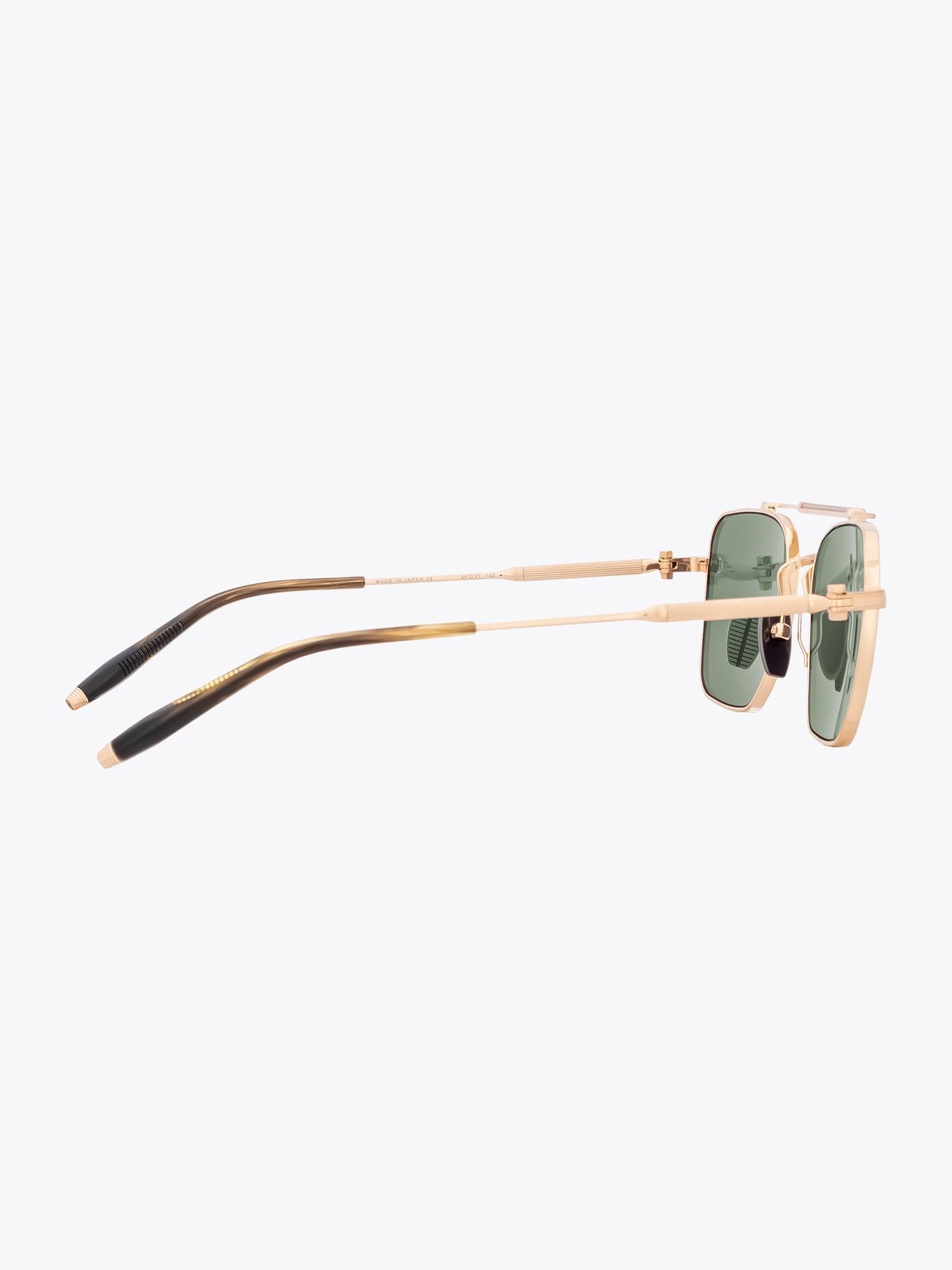 AKONI Europa — Sunglasses — White Gold side view