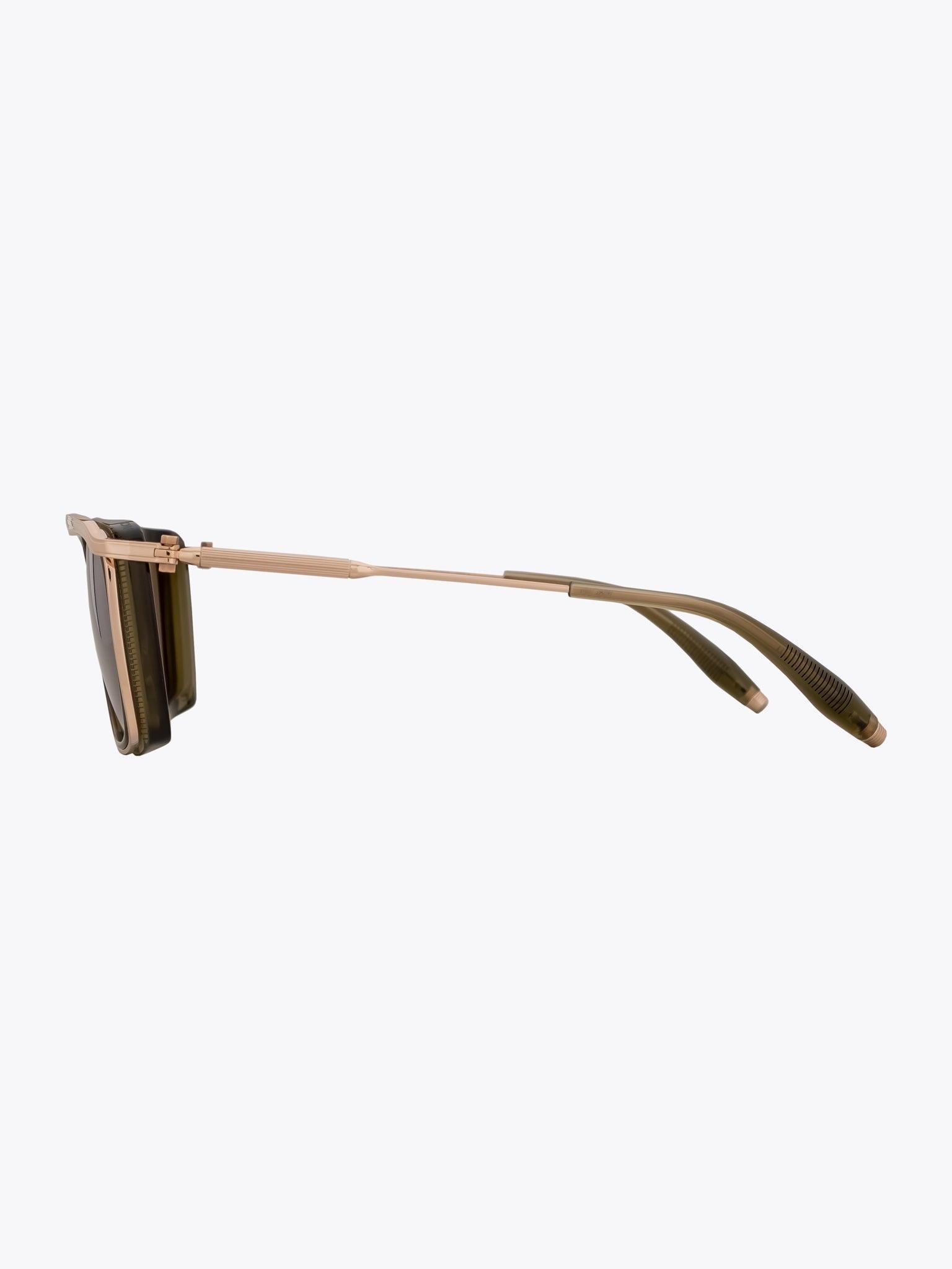 AKONI Ulysses — Sunglasses — Dark Olive side view