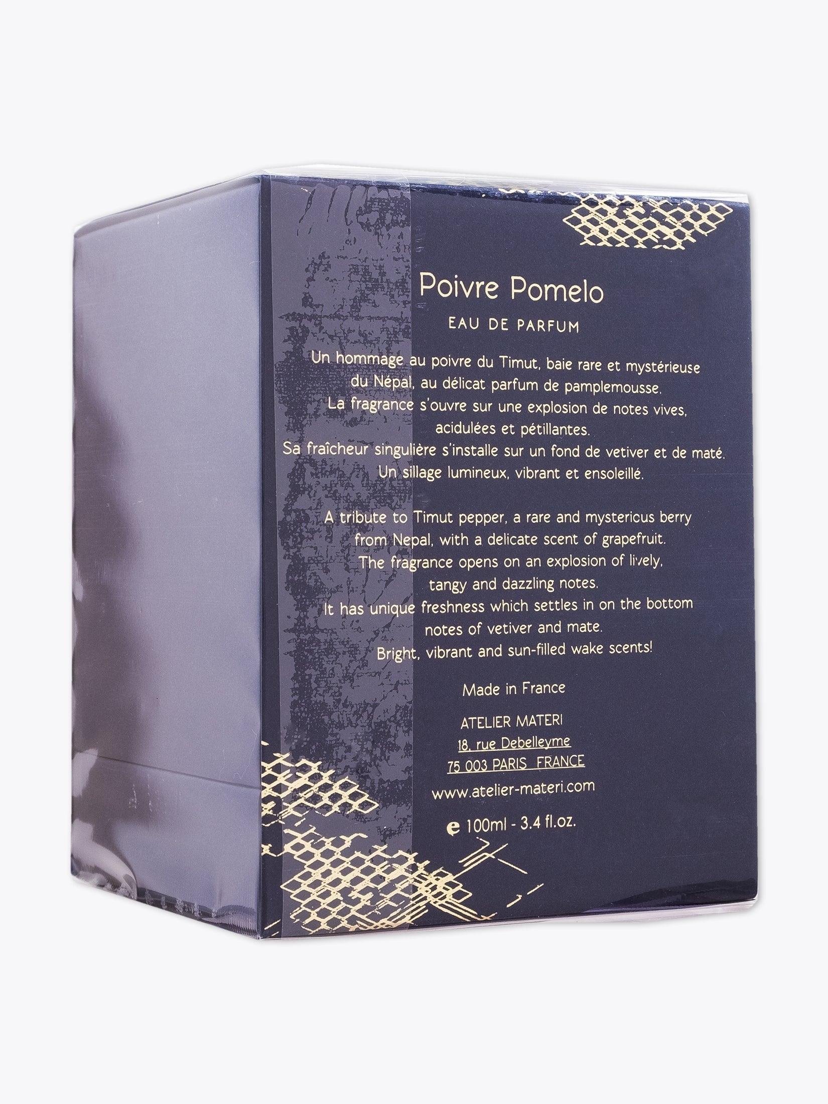 ATELIER MATERI Poivre Pomelo Eau de Parfum 100 ml - APODEP.com