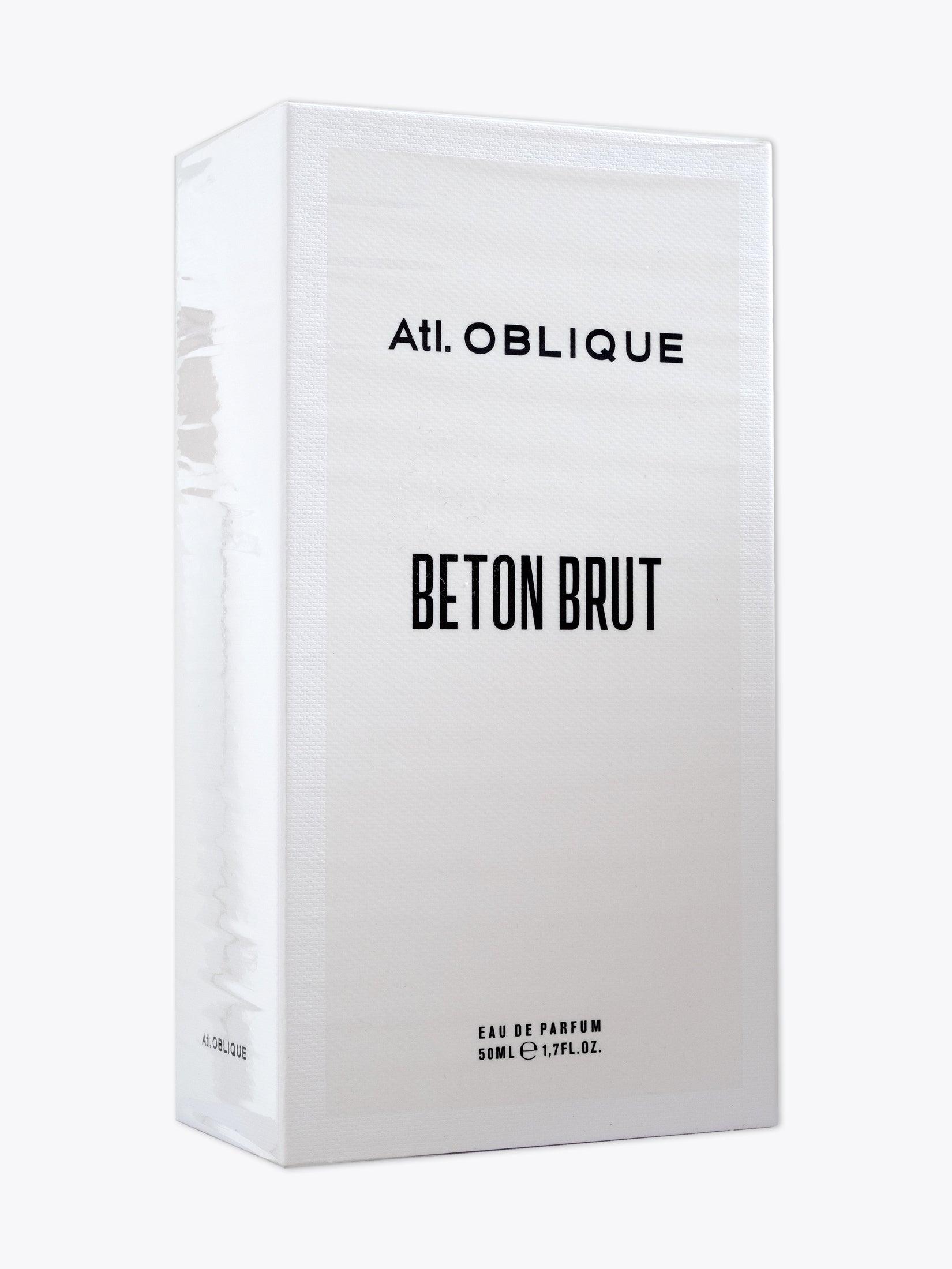 Atl. OBLIQUE Beton Brut — Eau de Parfum — 50ml White paper three-quarter front view