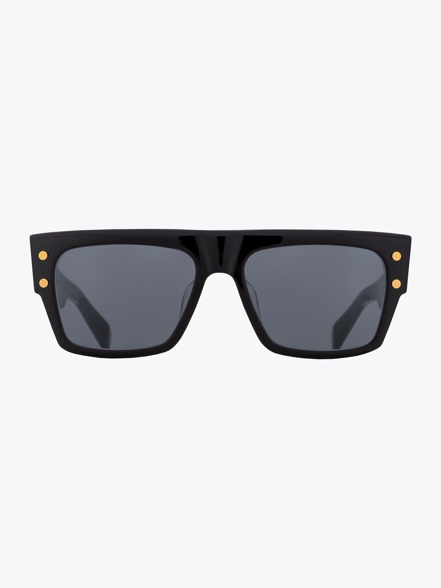 BALMAIN B-III — Sunglasses — Black front view