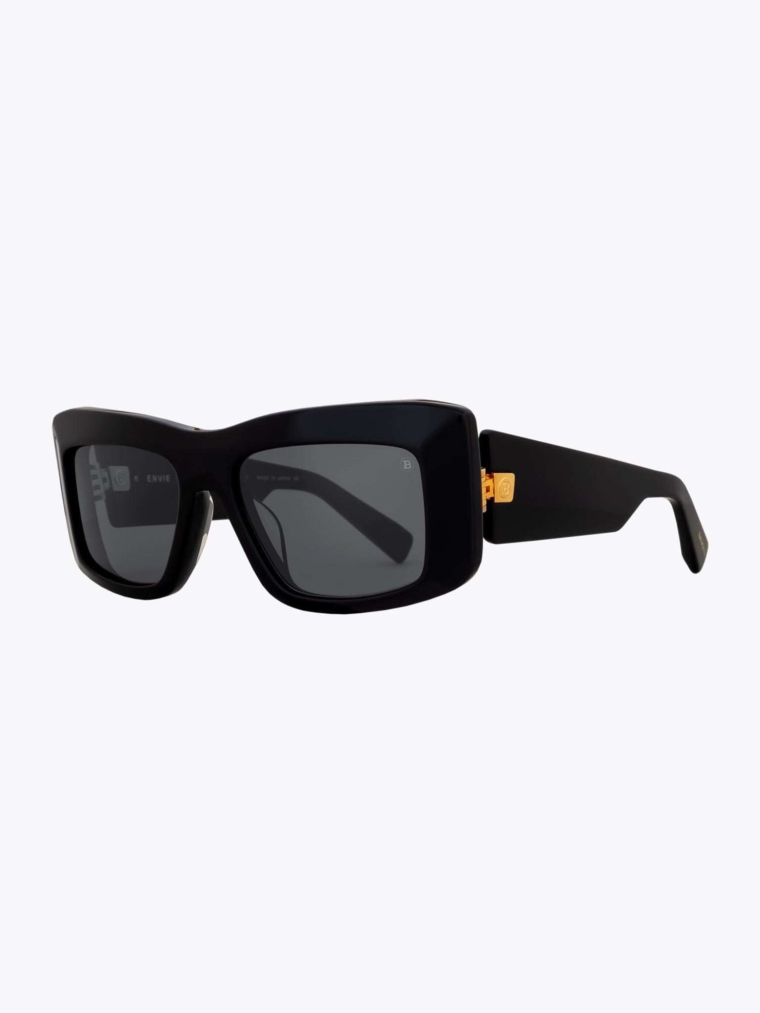 BALMAIN Envie — Sunglasses — Black three-quarter view