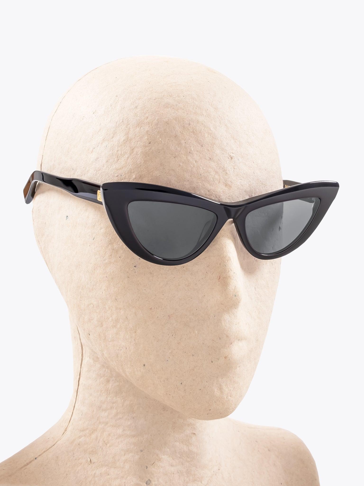 BALMAIN Jolie — Sunglasses — Black worn on mannequin