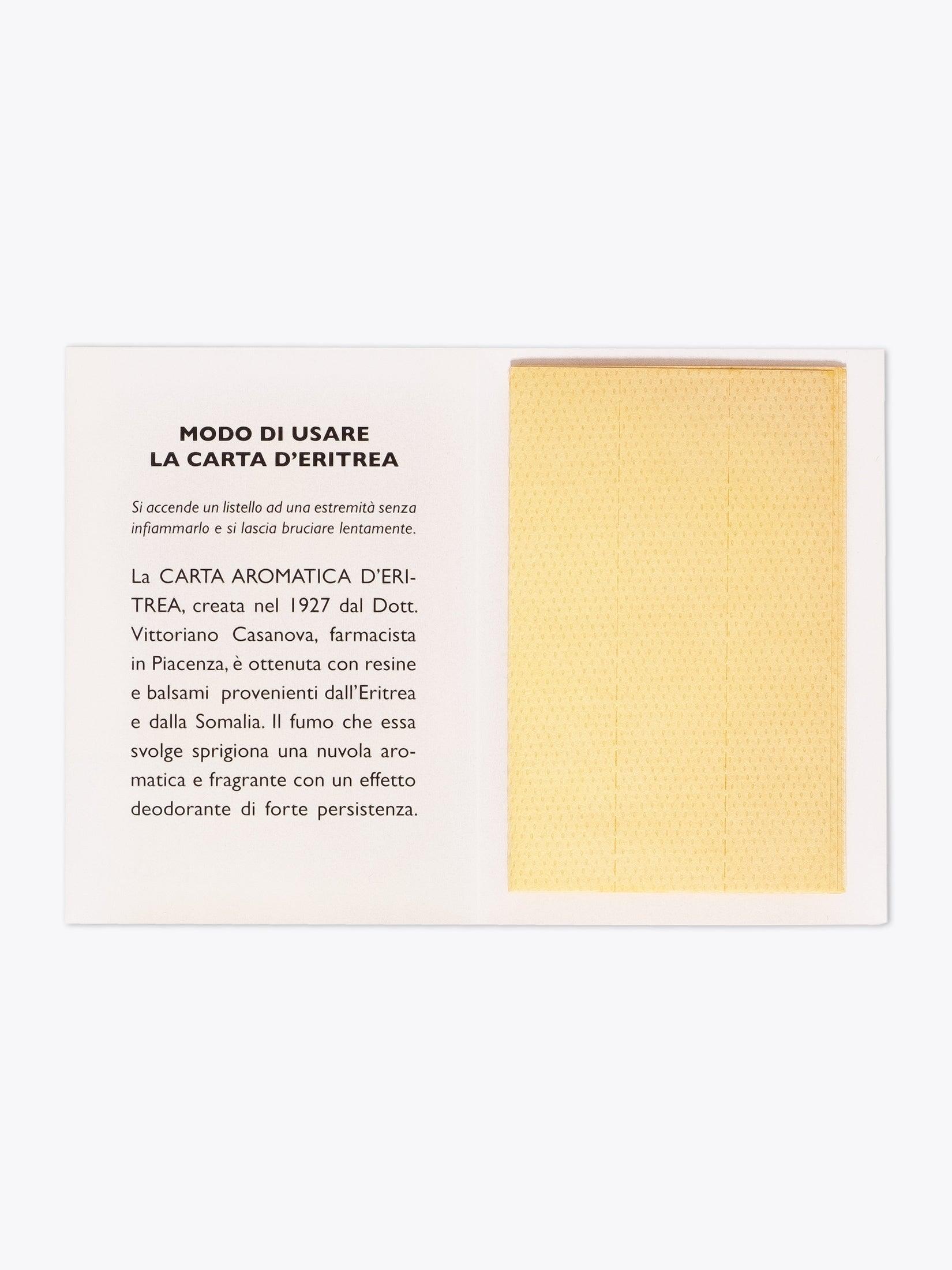 Carta Aromatica d'Eritrea Incense Paper 24 Strips - APODEP.com