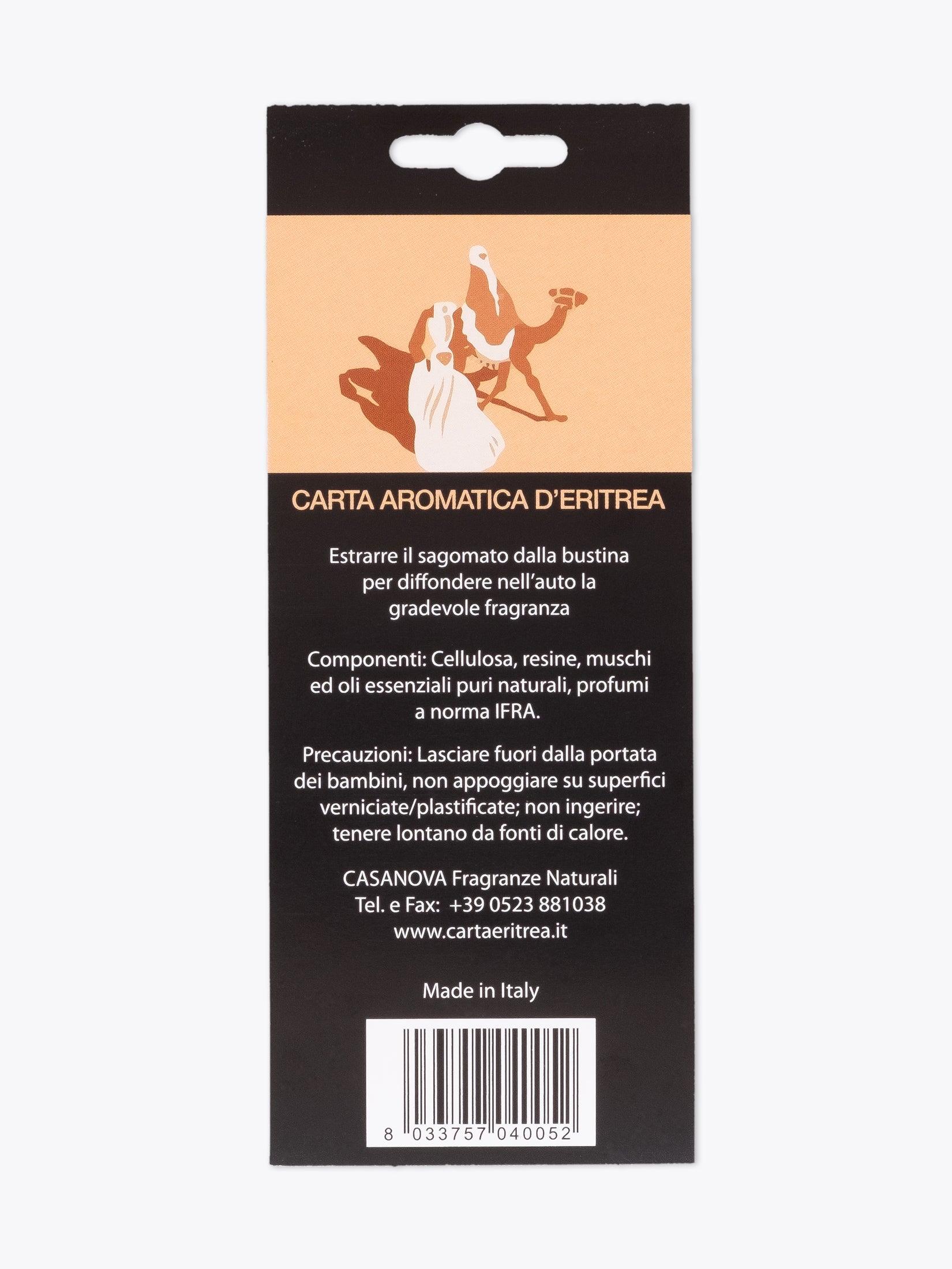 Carta Aromatica d’Eritrea Car Air Freshener - APODEP.com