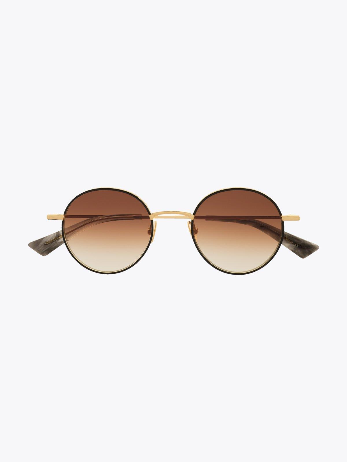 CHRISTIAN ROTH Aemic Gold/Black Sunglasses - APODEP.com