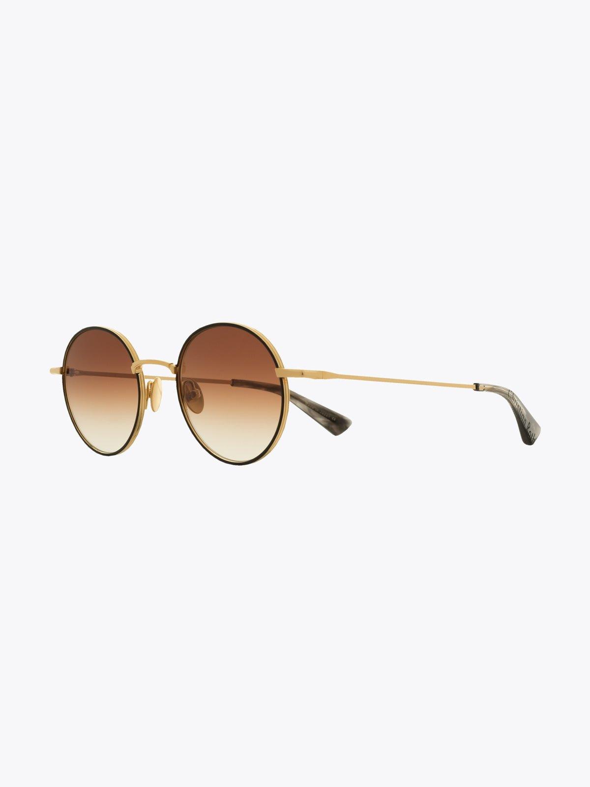 CHRISTIAN ROTH Aemic Gold/Black Sunglasses - APODEP.com