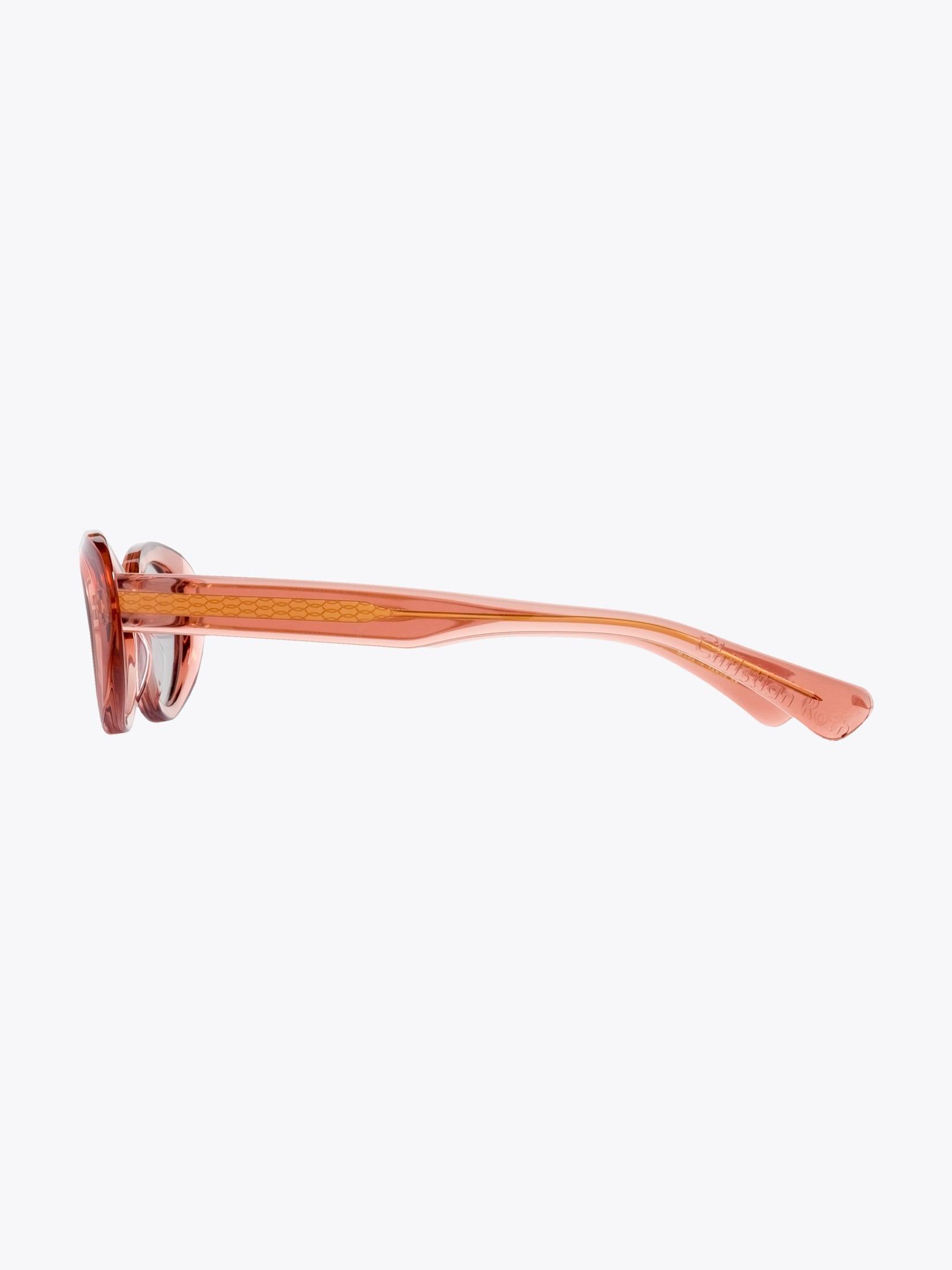 CHRISTIAN ROTH Round-Wav Rose Sunglasses - APODEP.com