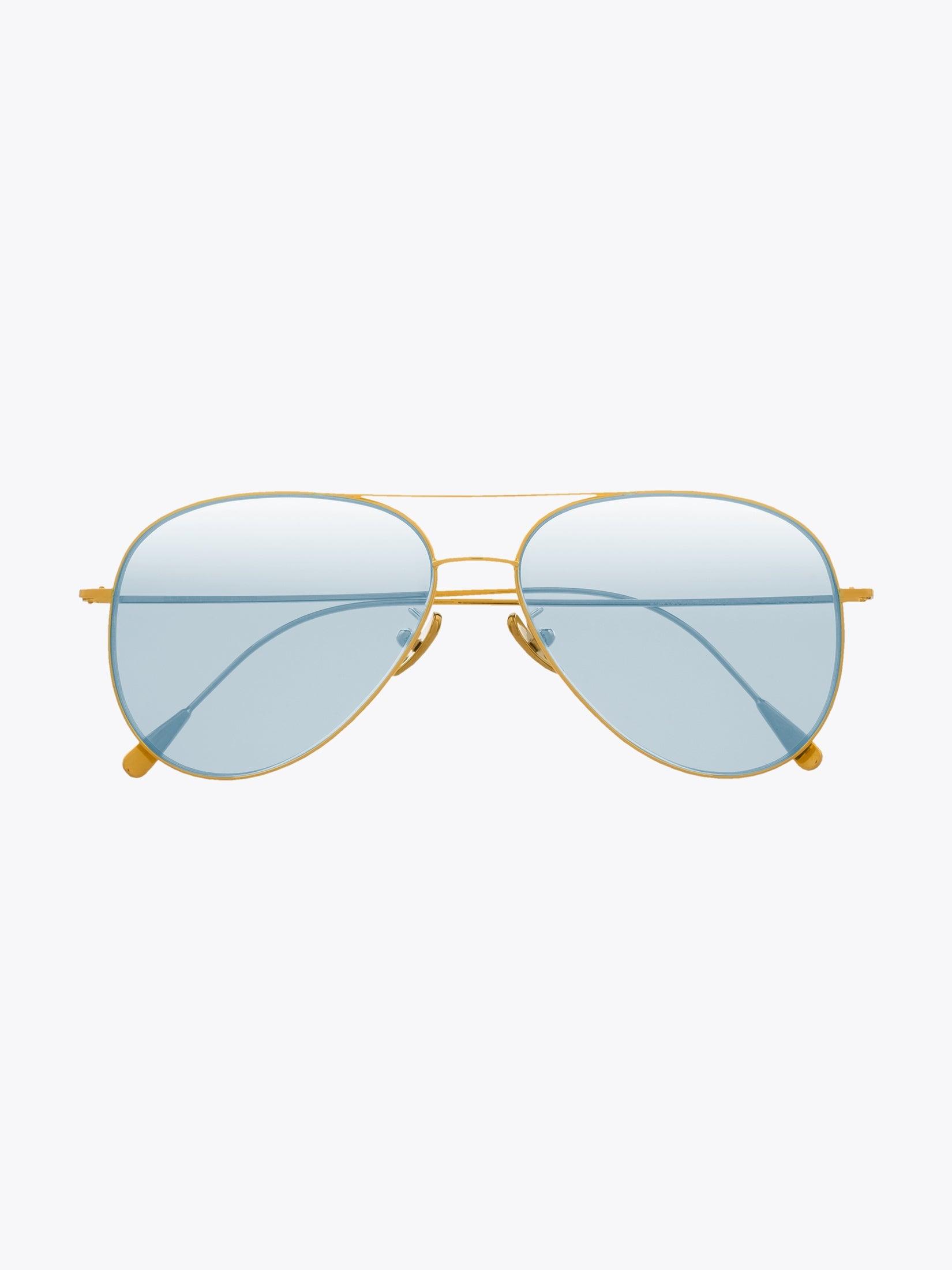 Cutler and Gross 1266 Gold Sunglasses - APODEP.com