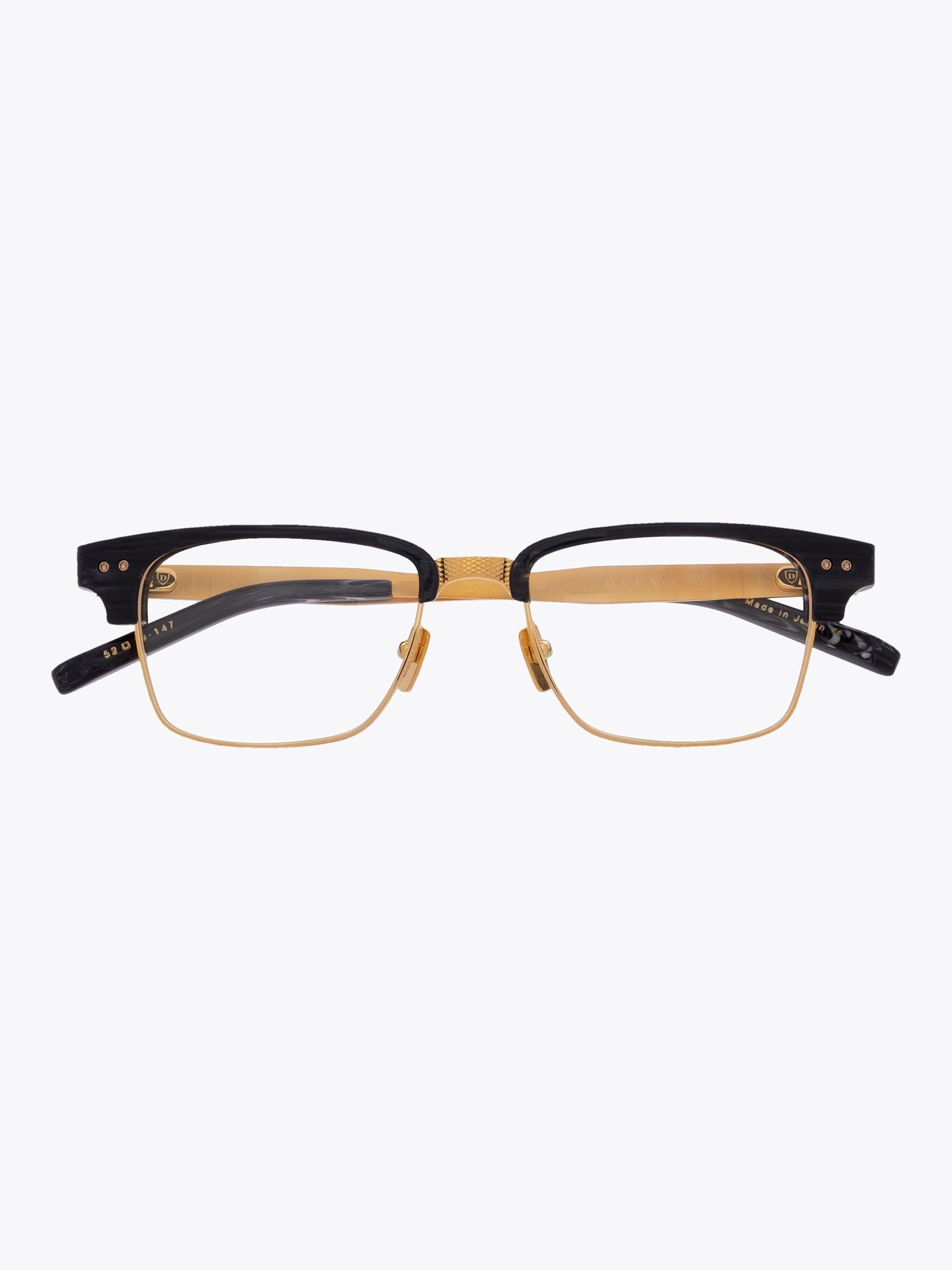 DITA Statesman Three Grey/Gold Eyeglasses - APODEP.com