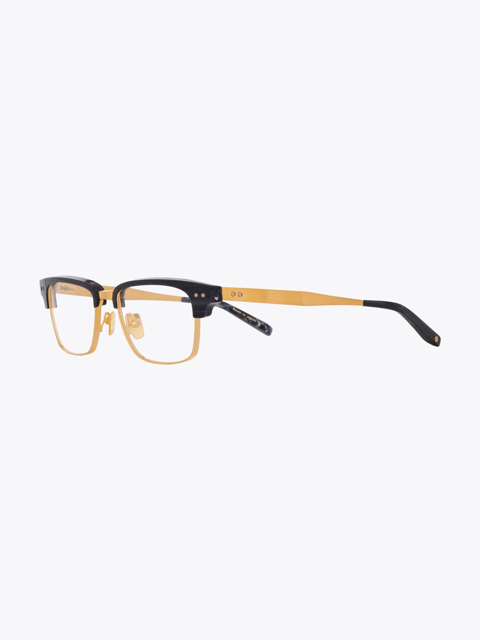 DITA Statesman Three Grey/Gold Eyeglasses - APODEP.com