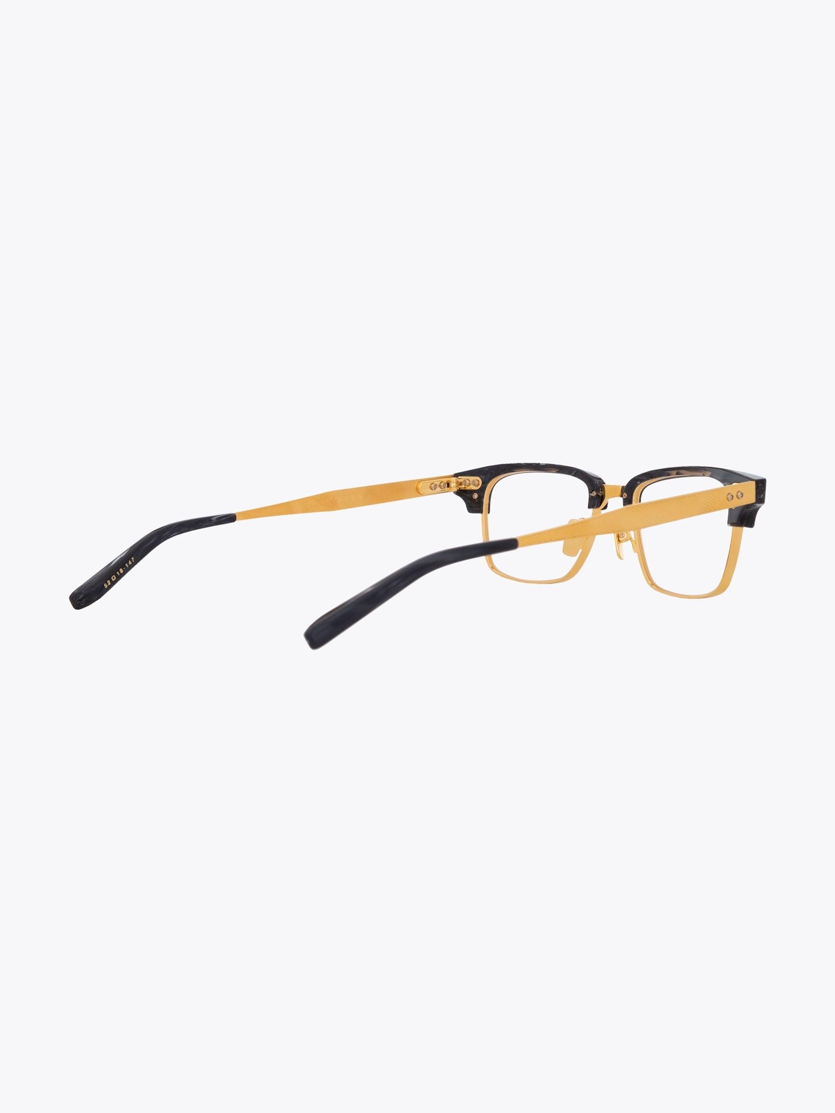 DITA Statesman Three Grey/Gold Eyeglasses - APODEP.com