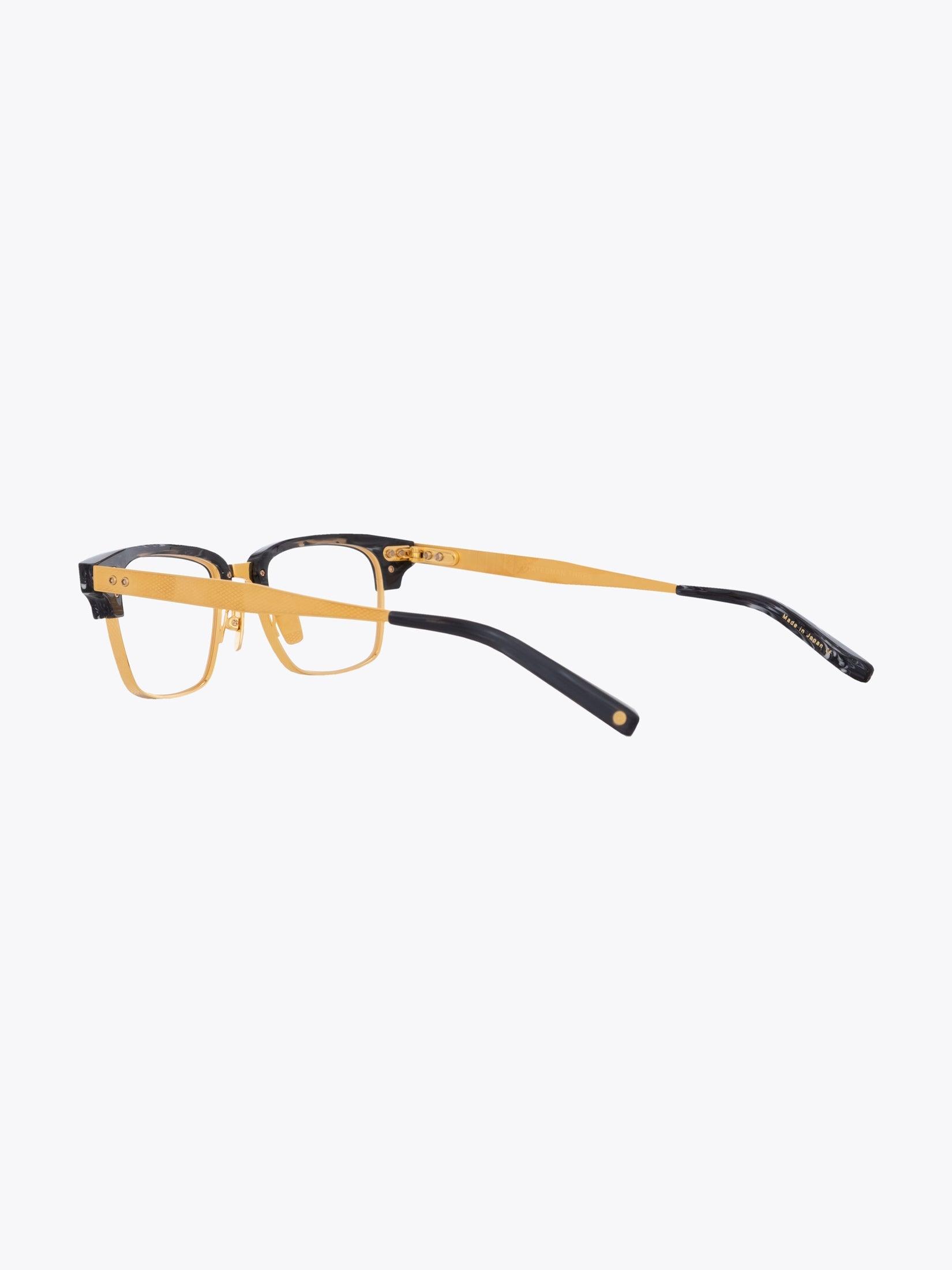 DITA Statesman Three Grey/Gold Eyeglasses - APODEP.com