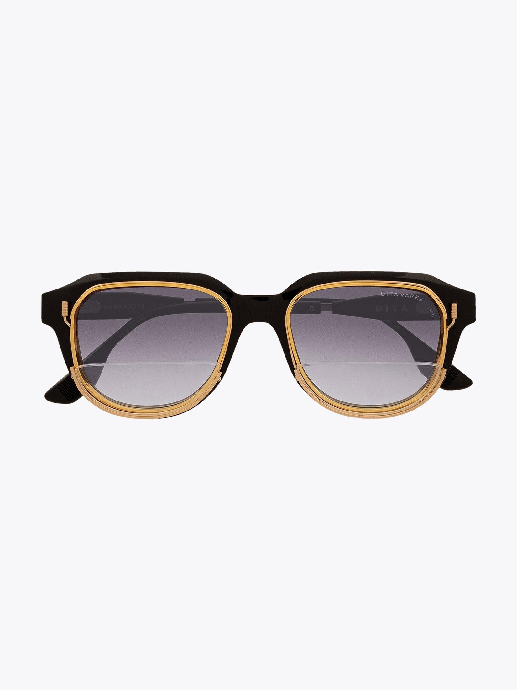 Dita Varkatope Black/Gold Sunglasses (DTS 707) — Front View