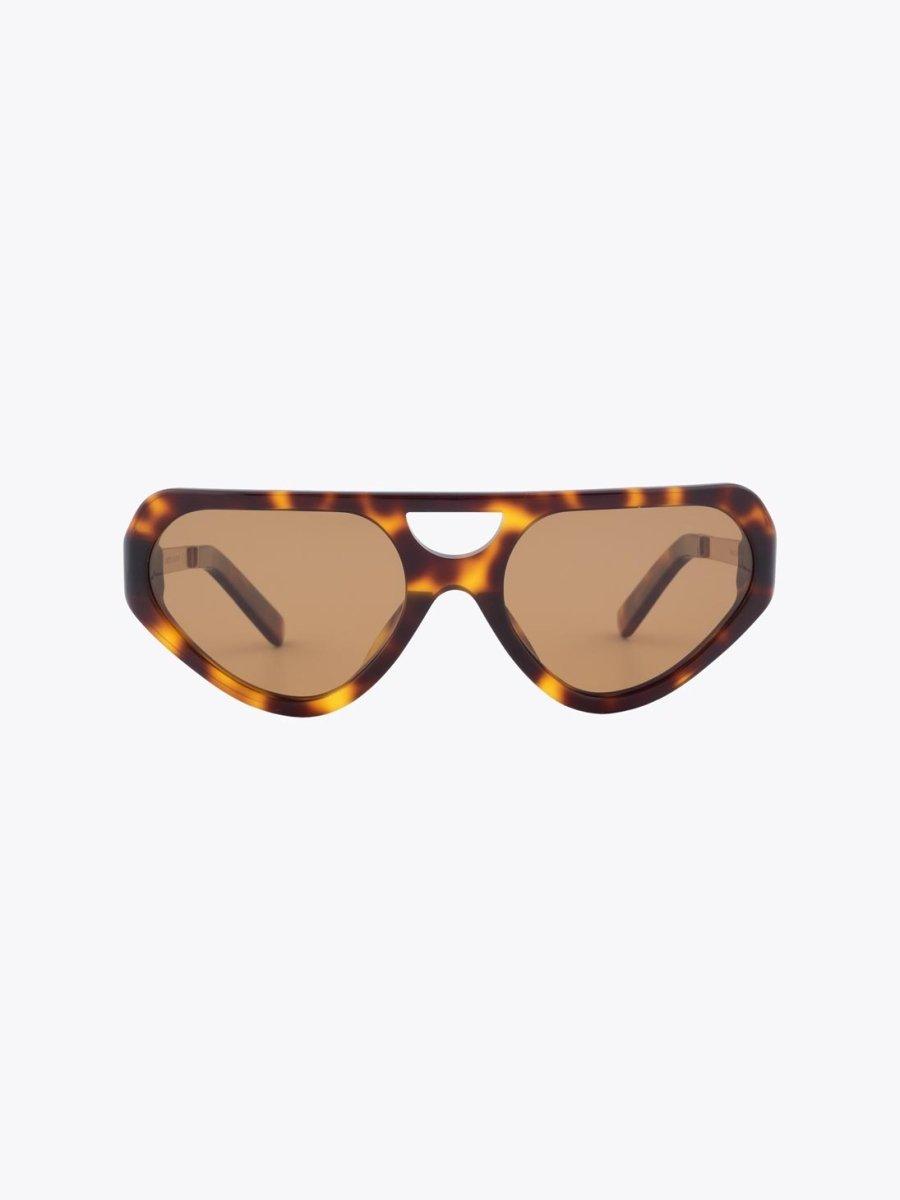 Fakbyfak Cyber Limbo 04/01/02 Sunglasses Havana/Brown - APODEP.com