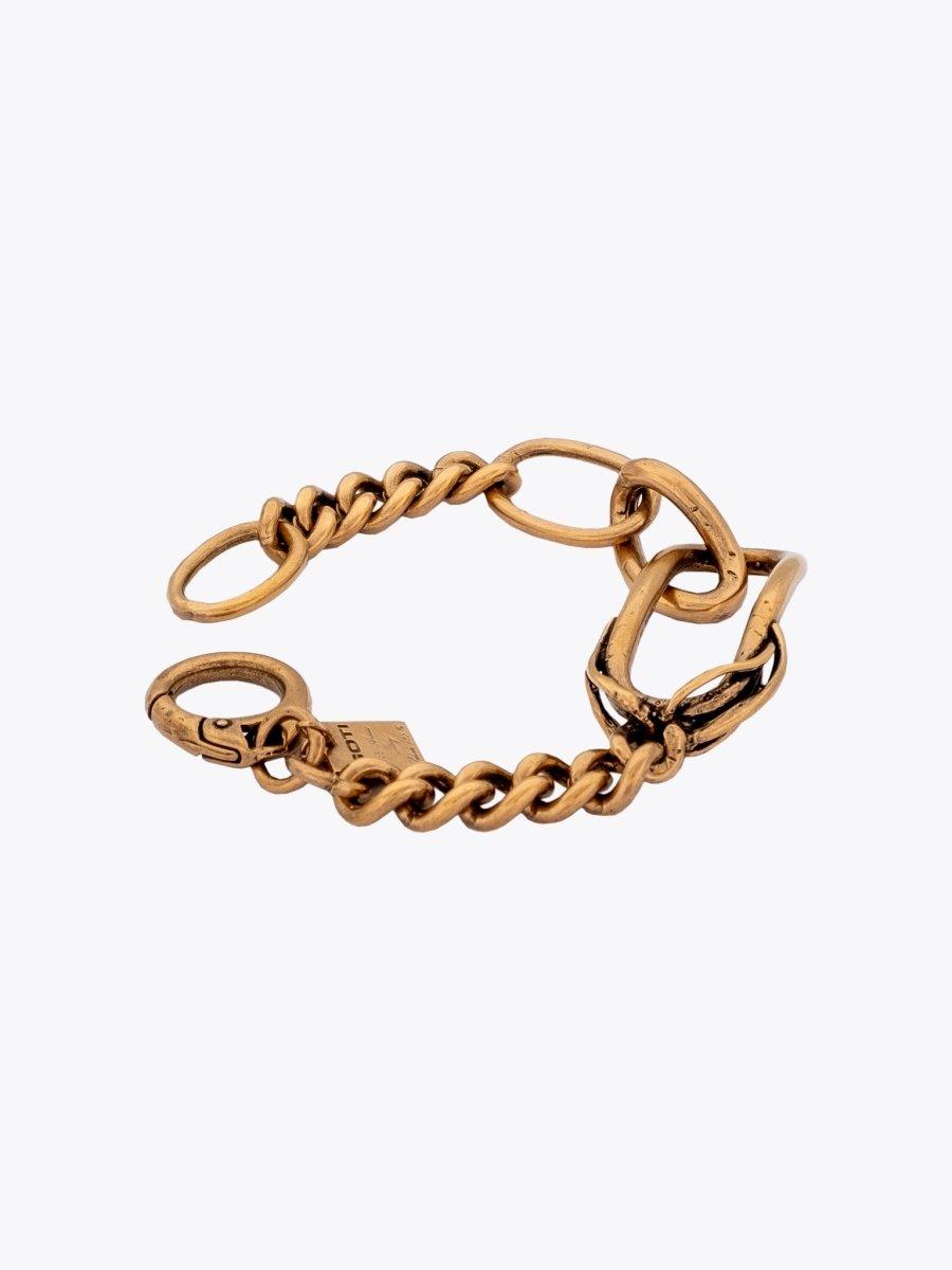 GOTI BR2044 Gold-Plated Silver Bracelet - APODEP.com