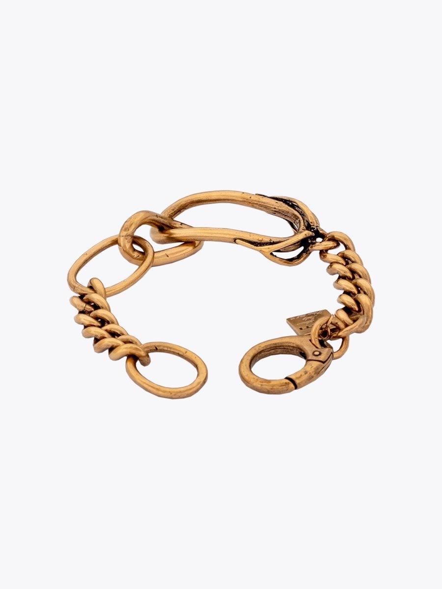 GOTI BR2044 Gold-Plated Silver Bracelet - APODEP.com