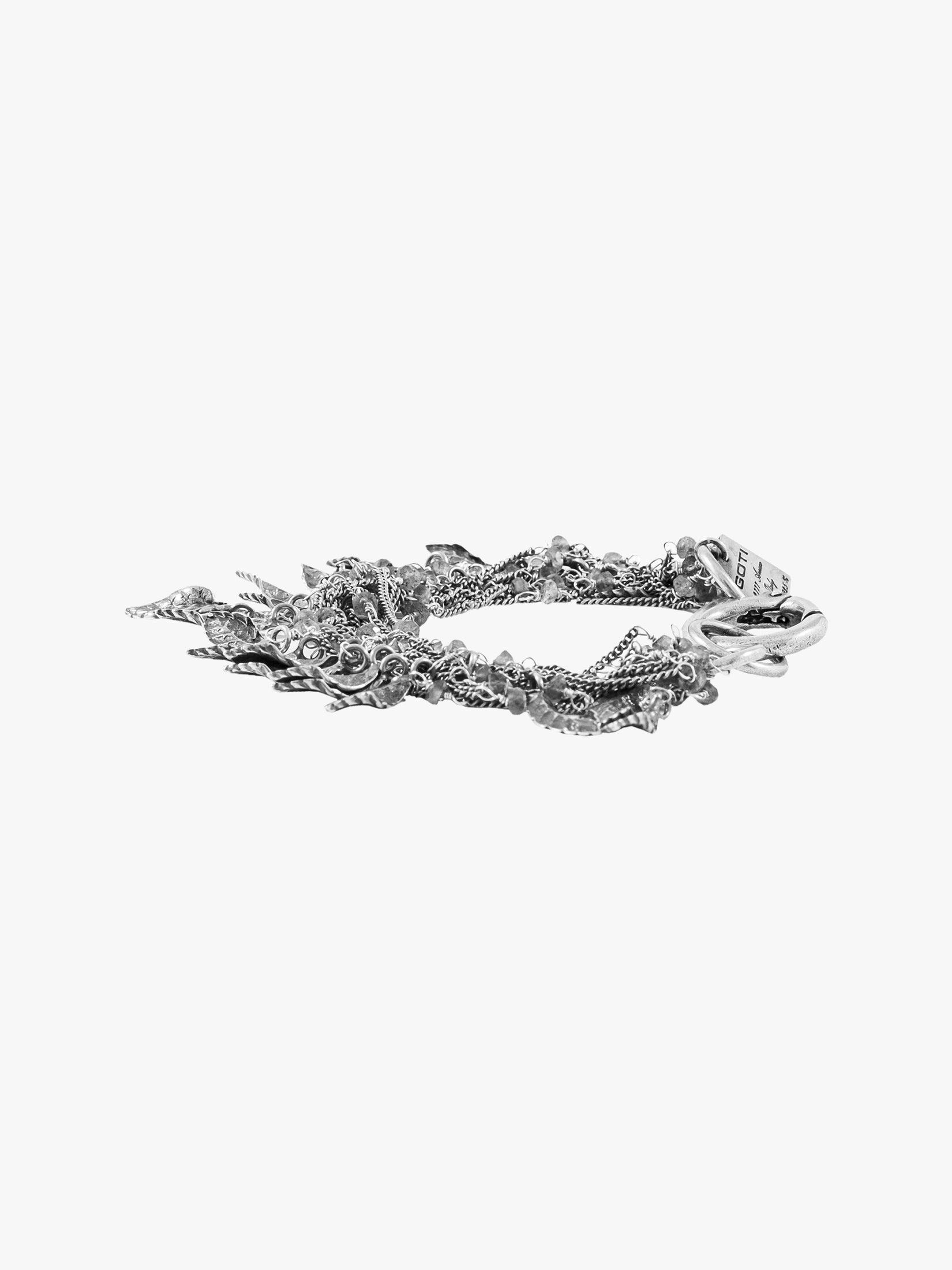 GOTI BR630 Oxidised Silver Bracelet - APODEP.com