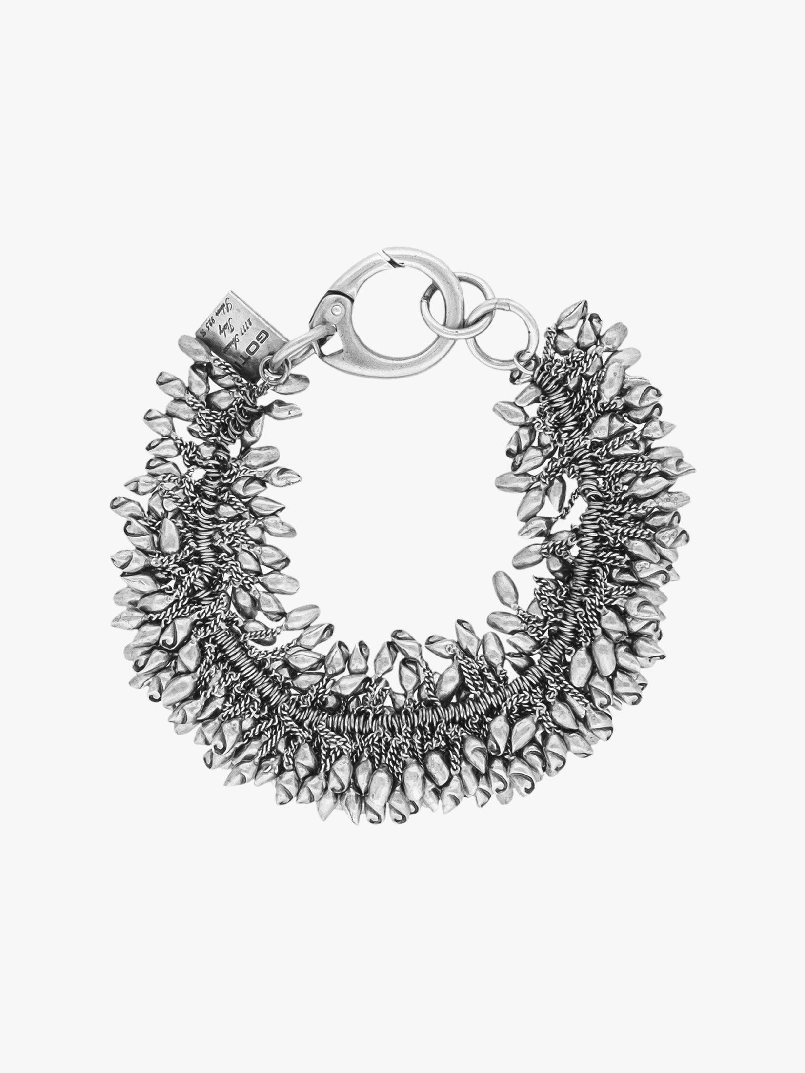 GOTI BR632 Oxidised Silver Bracelet - APODEP.com