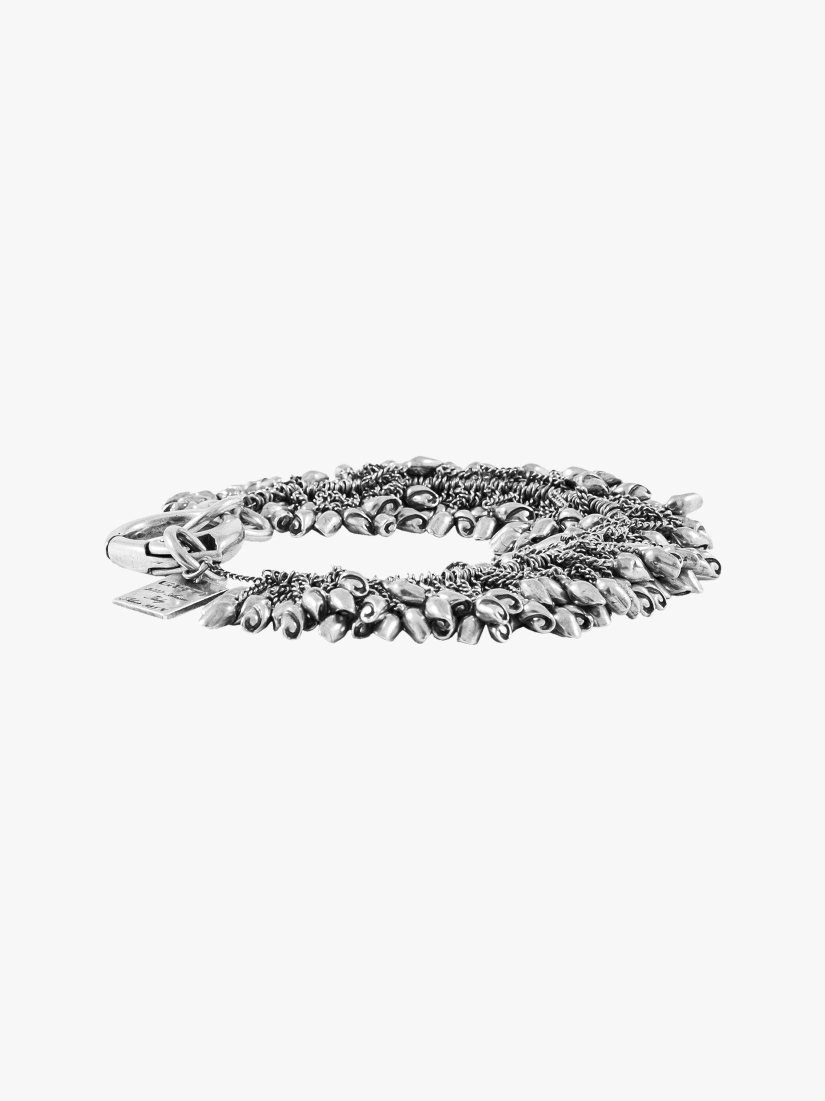 GOTI BR632 Oxidised Silver Bracelet - APODEP.com