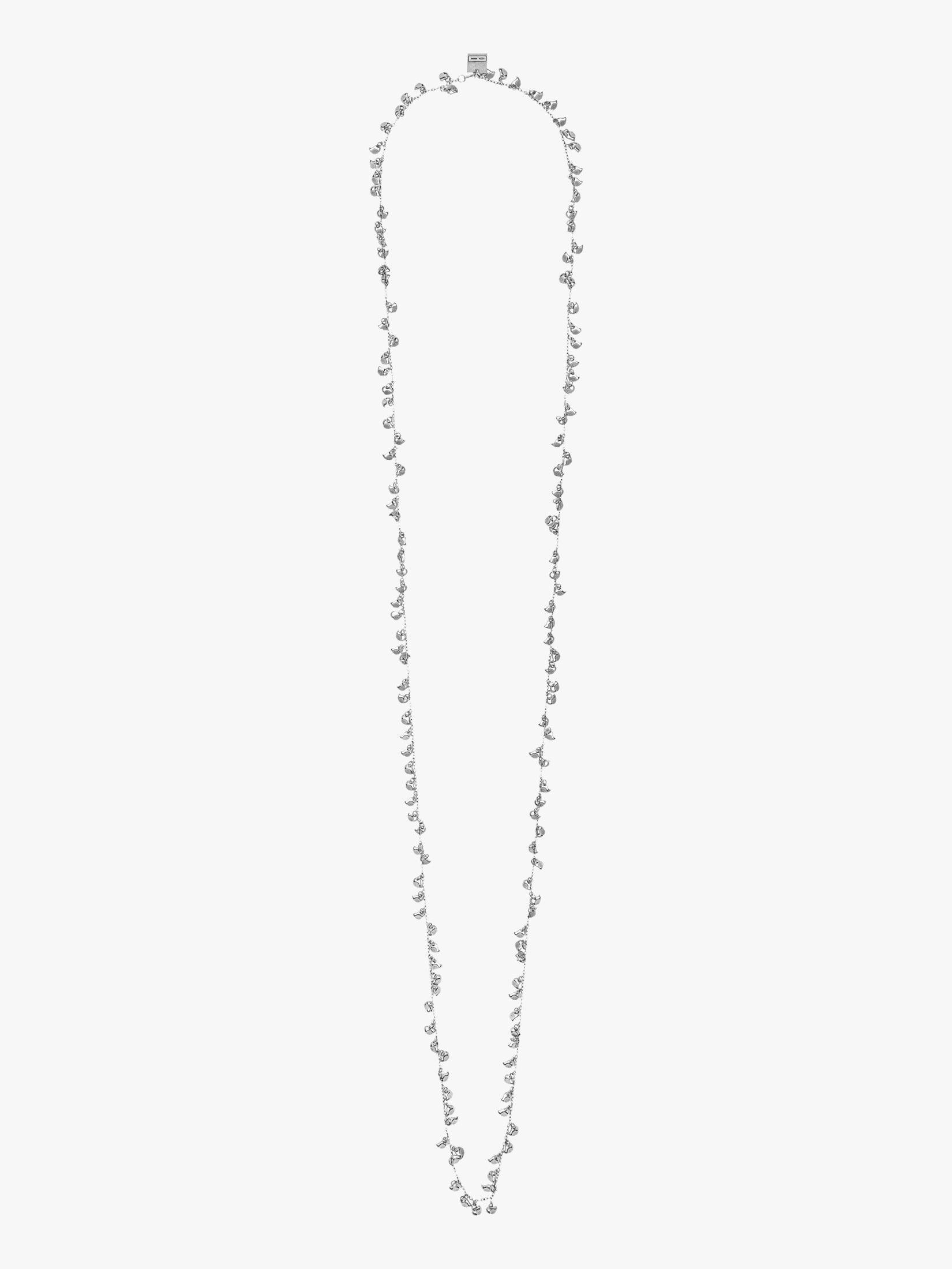 Goti CN1283 Sterling Silver Charm Necklace Front View