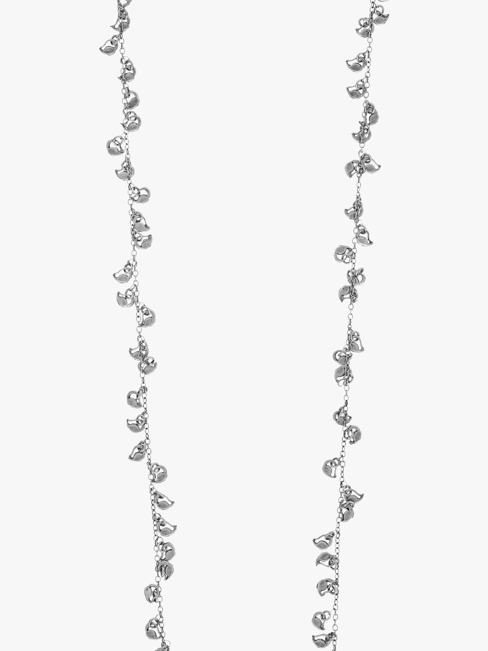 GOTI CN1283 Oxidised Silver Necklace - APODEP.com