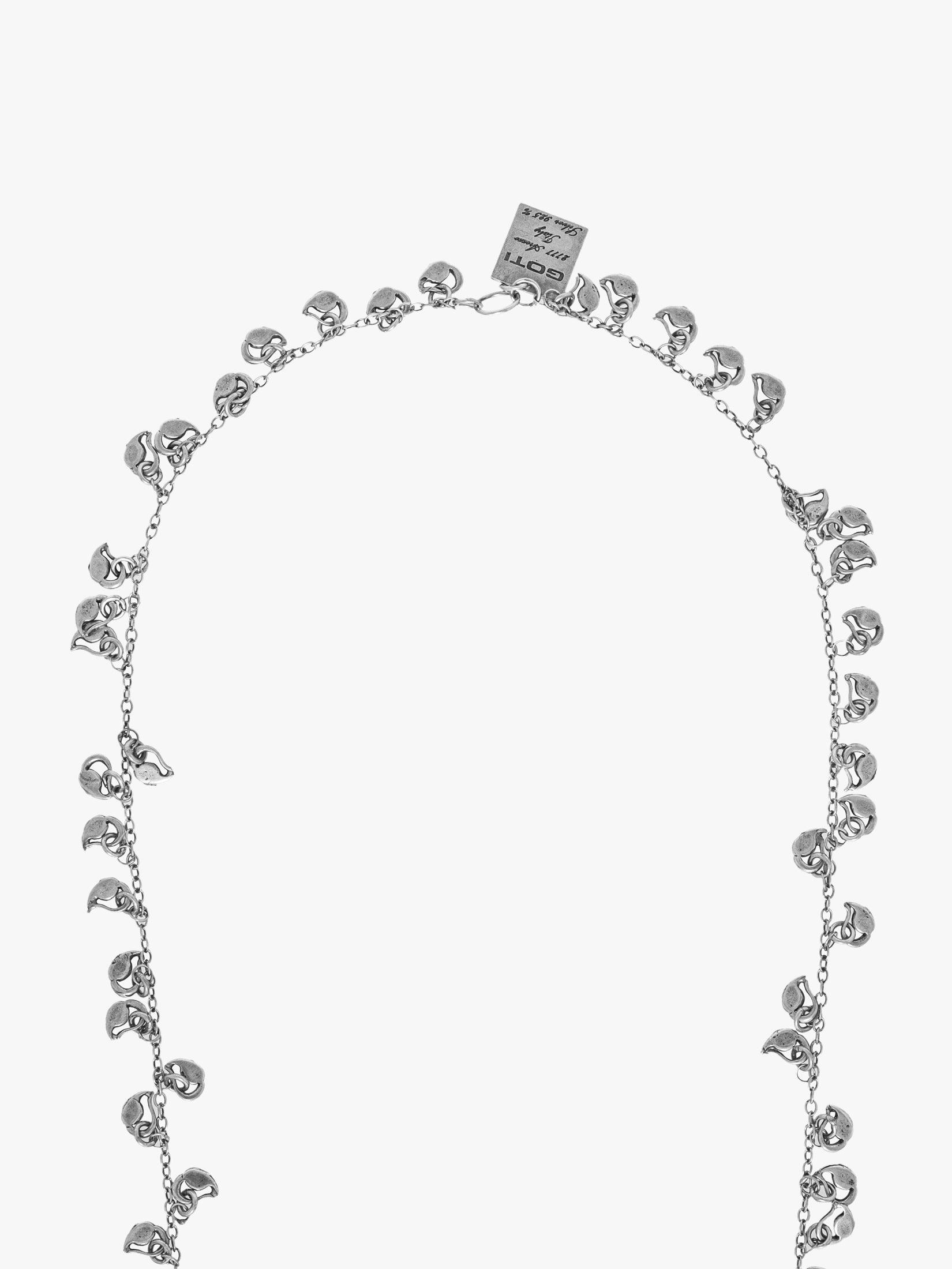 GOTI CN1283 Oxidised Silver Necklace - APODEP.com