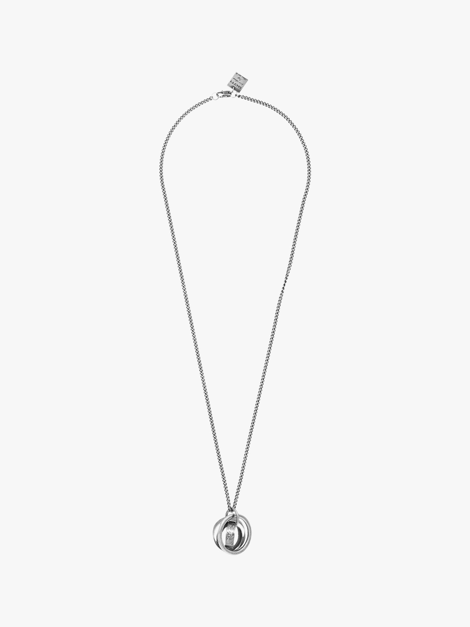 GOTI CN569 Oxidised Silver Necklace - APODEP.com