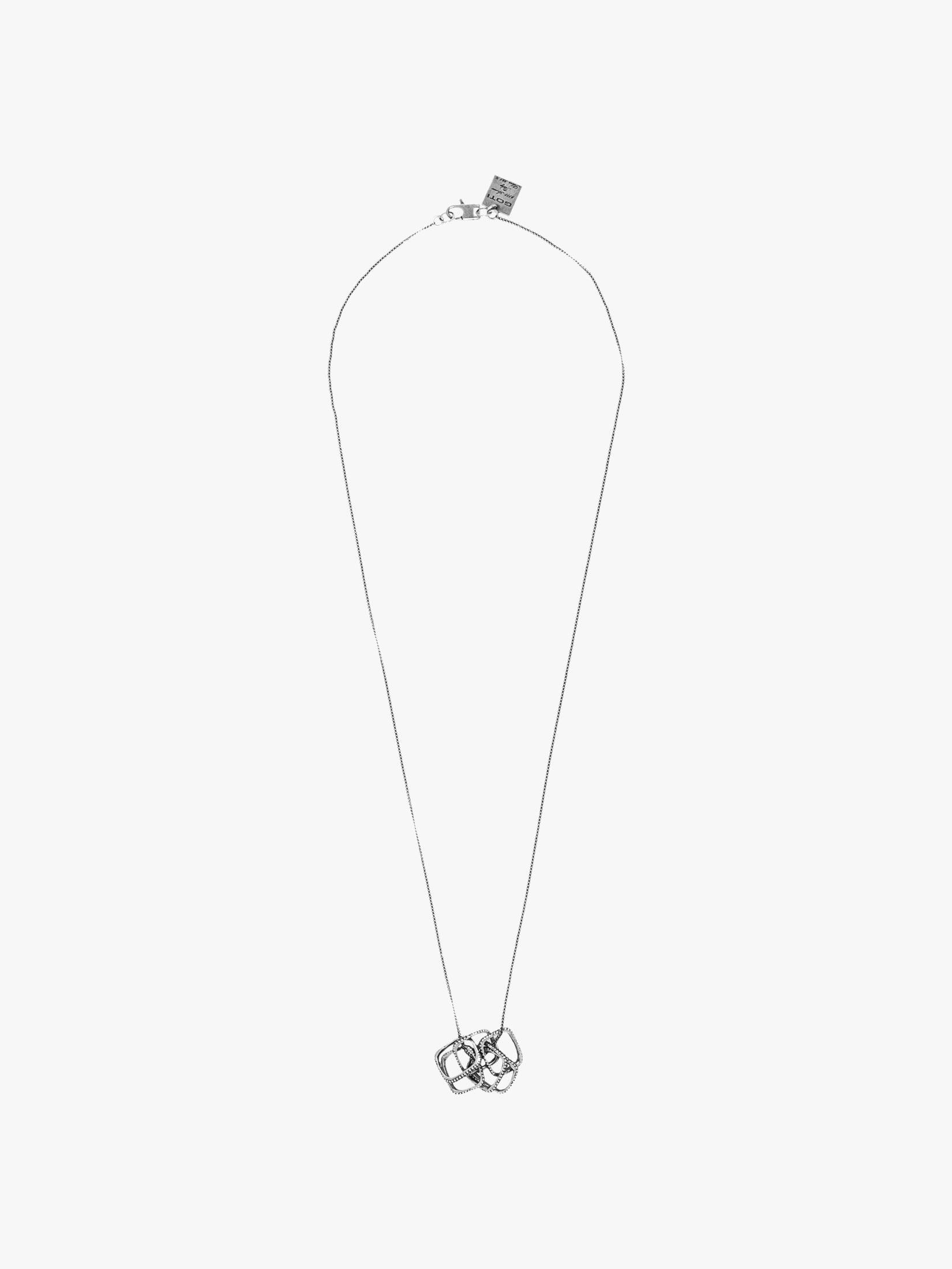 GOTI CN914 Oxidised Silver Necklace - APODEP.com