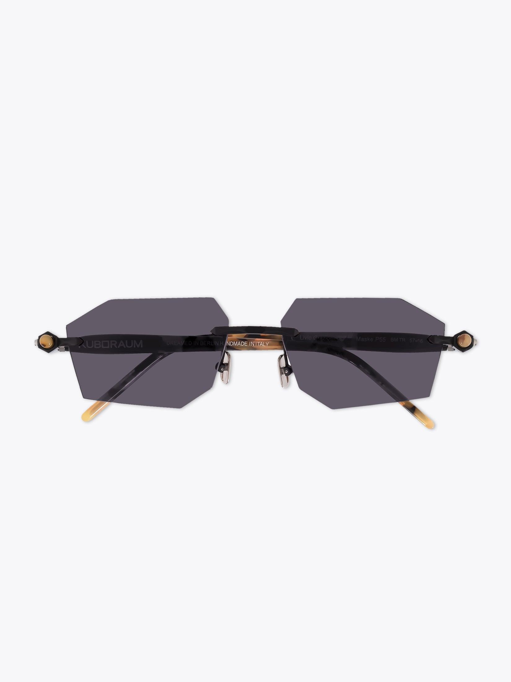 KUBORAUM Mask P55 — Sunglasses — Black front view