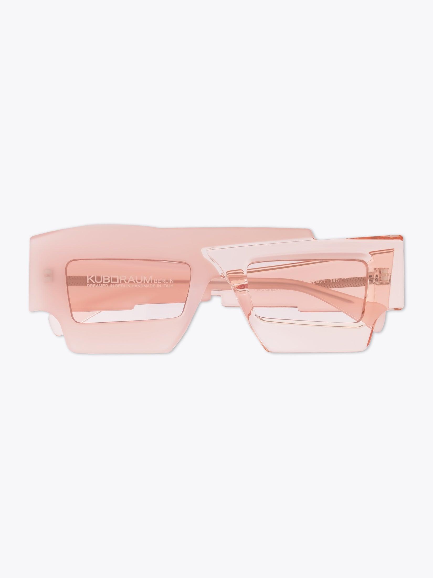 KUBORAUM Mask X12 — Sunglasses — Pink front view