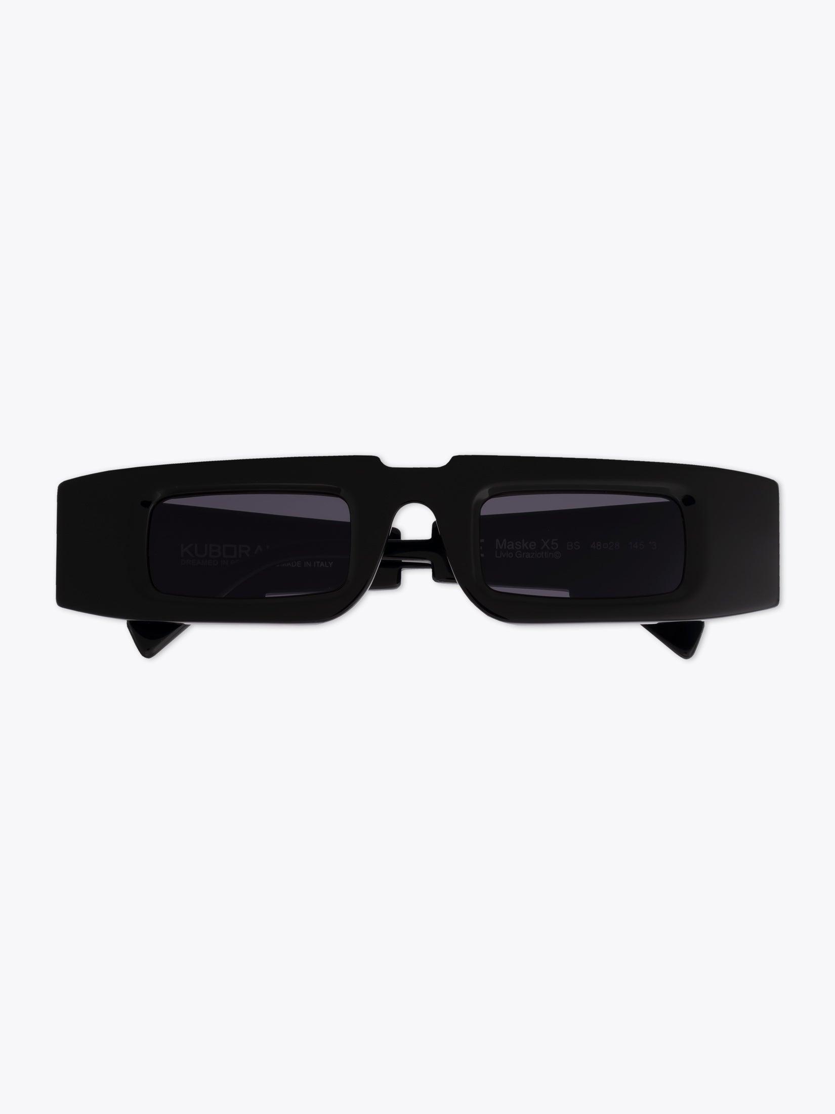 KUBORAUM Mask X5 — Sunglasses — Black front view