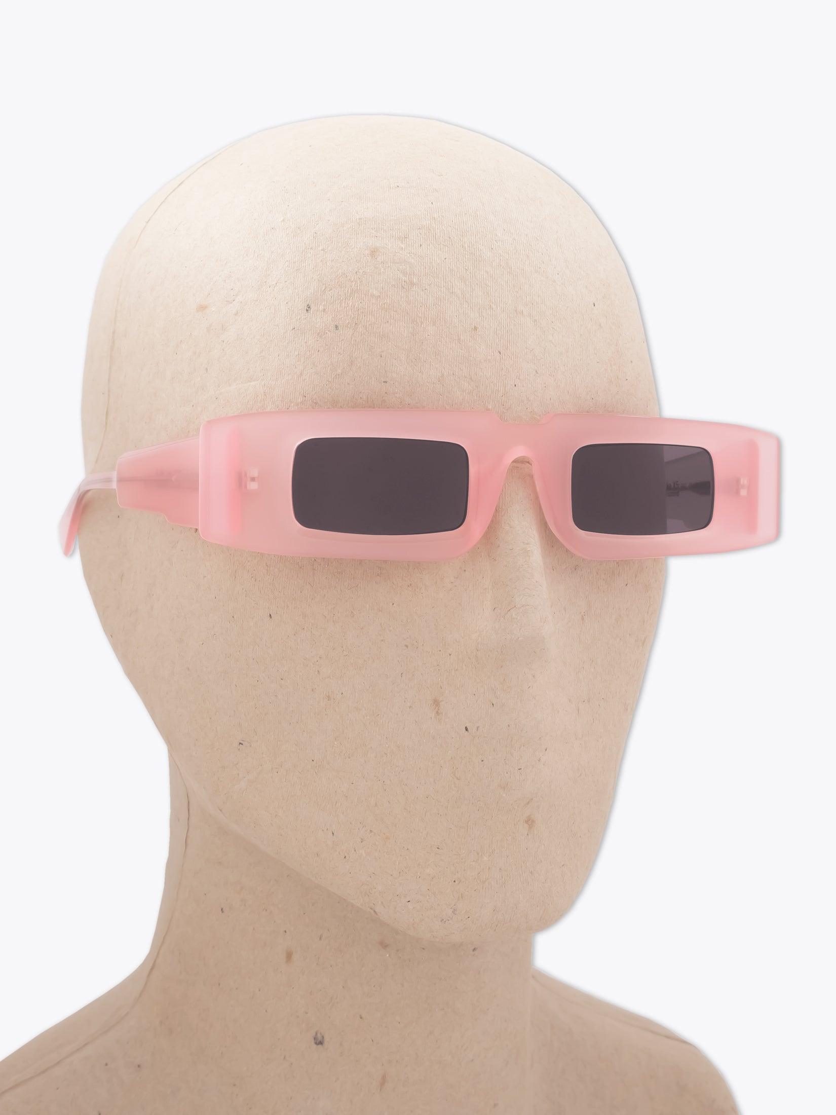 KUBORAUM Mask X5 — Sunglasses — Pink three-quarter right view