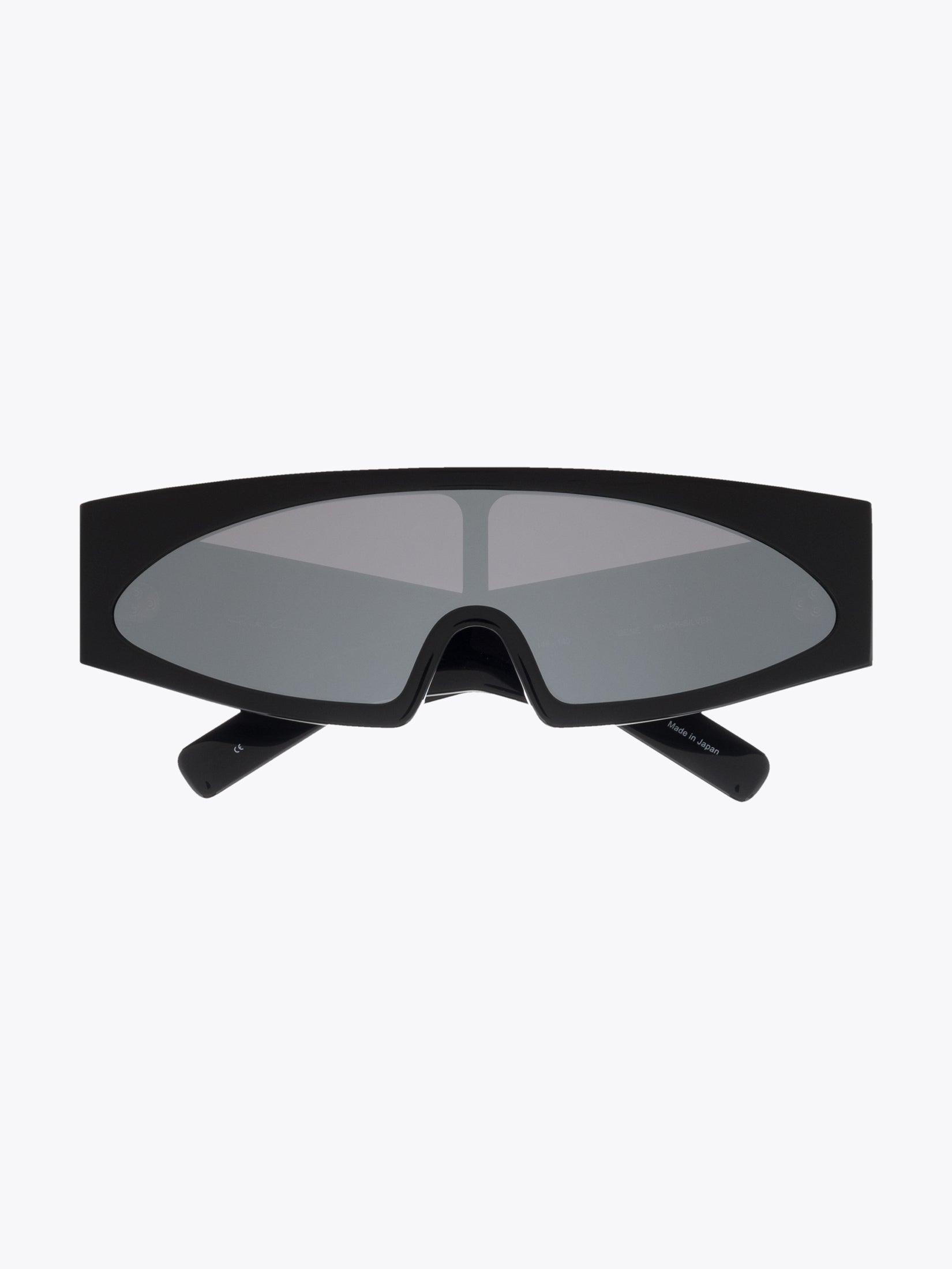 Rick Owens Gene Black/Silver Sunglasses - APODEP.com